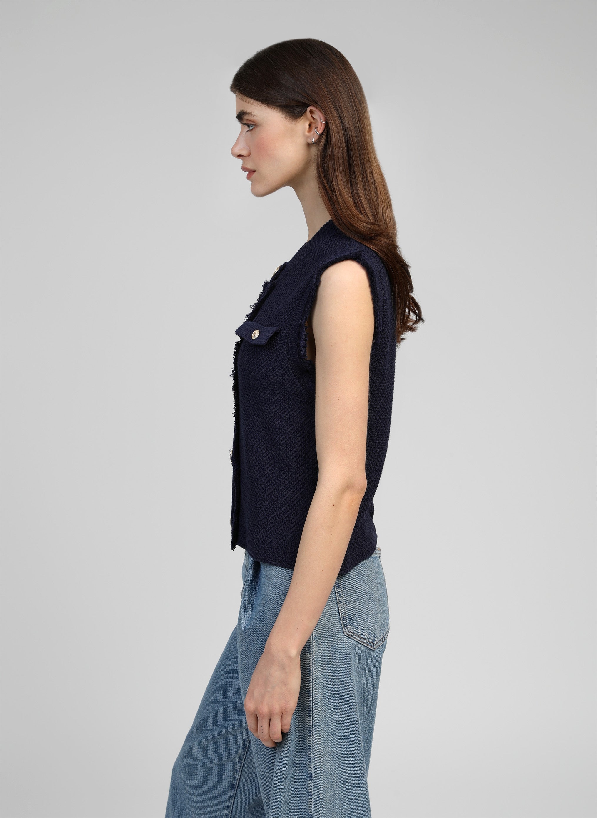 CARDIGAN LEVAYANI marine