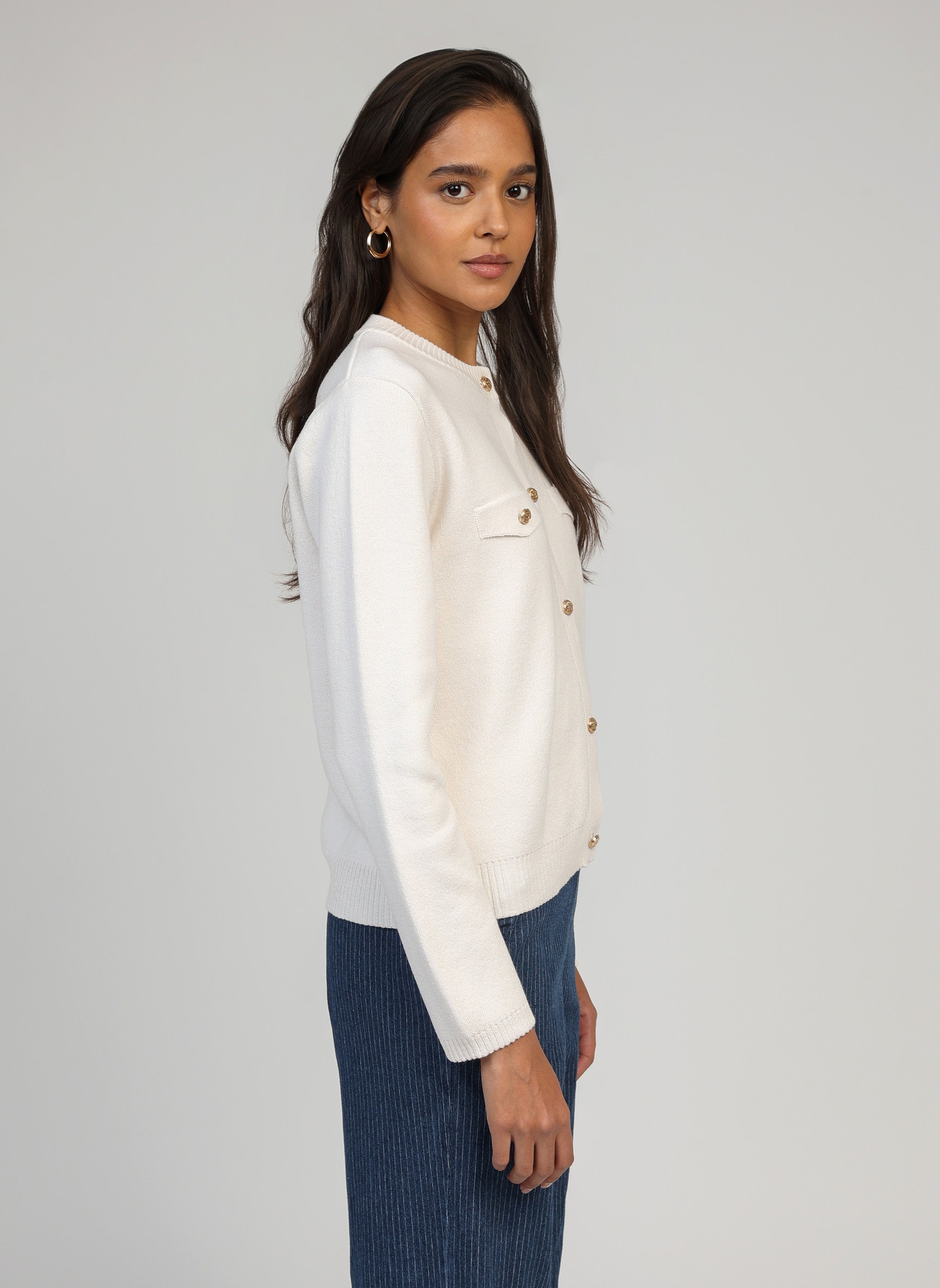 CARDIGAN LUZI ecru