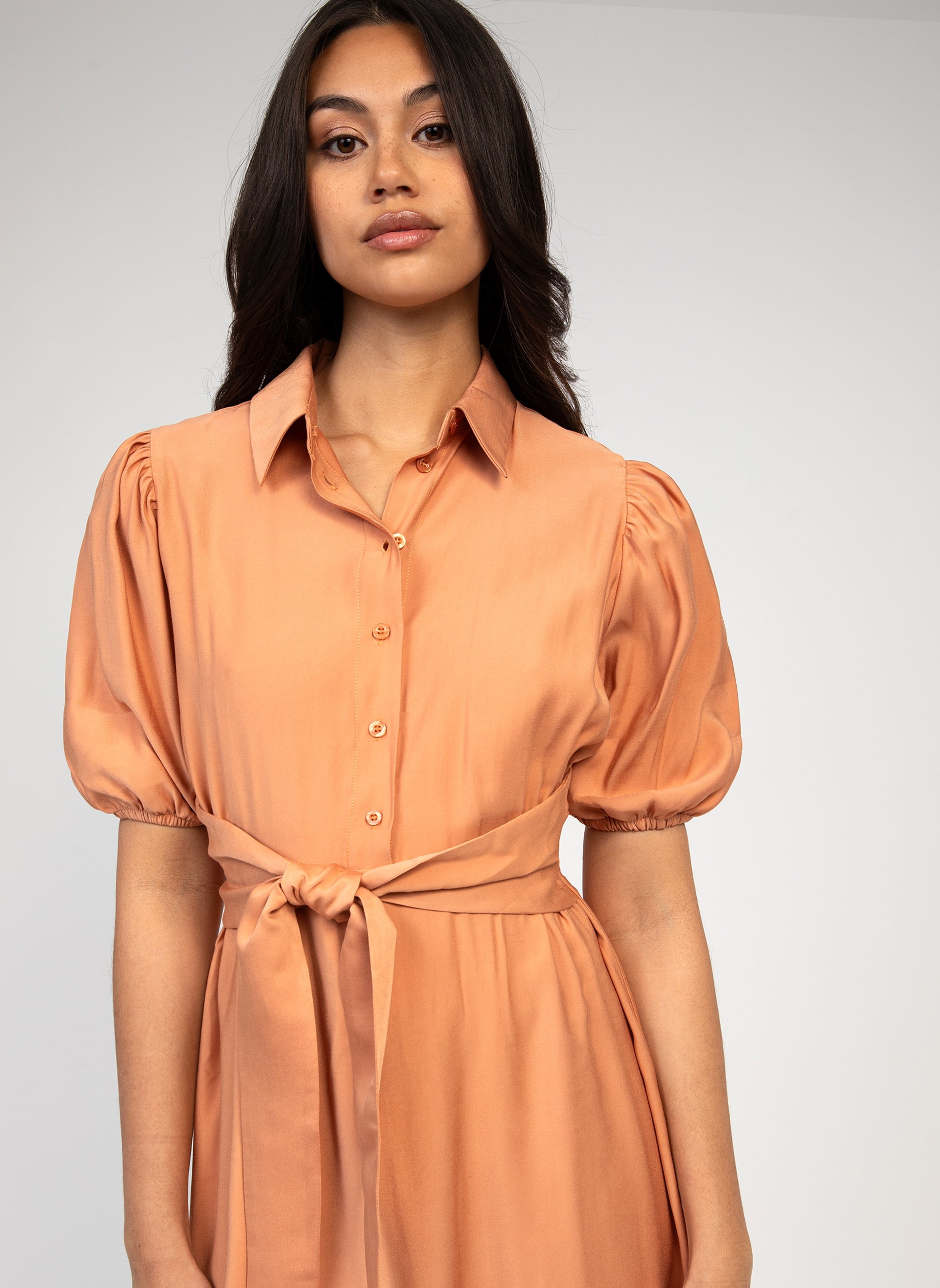ROBE LONGUE MALIDA terracotta