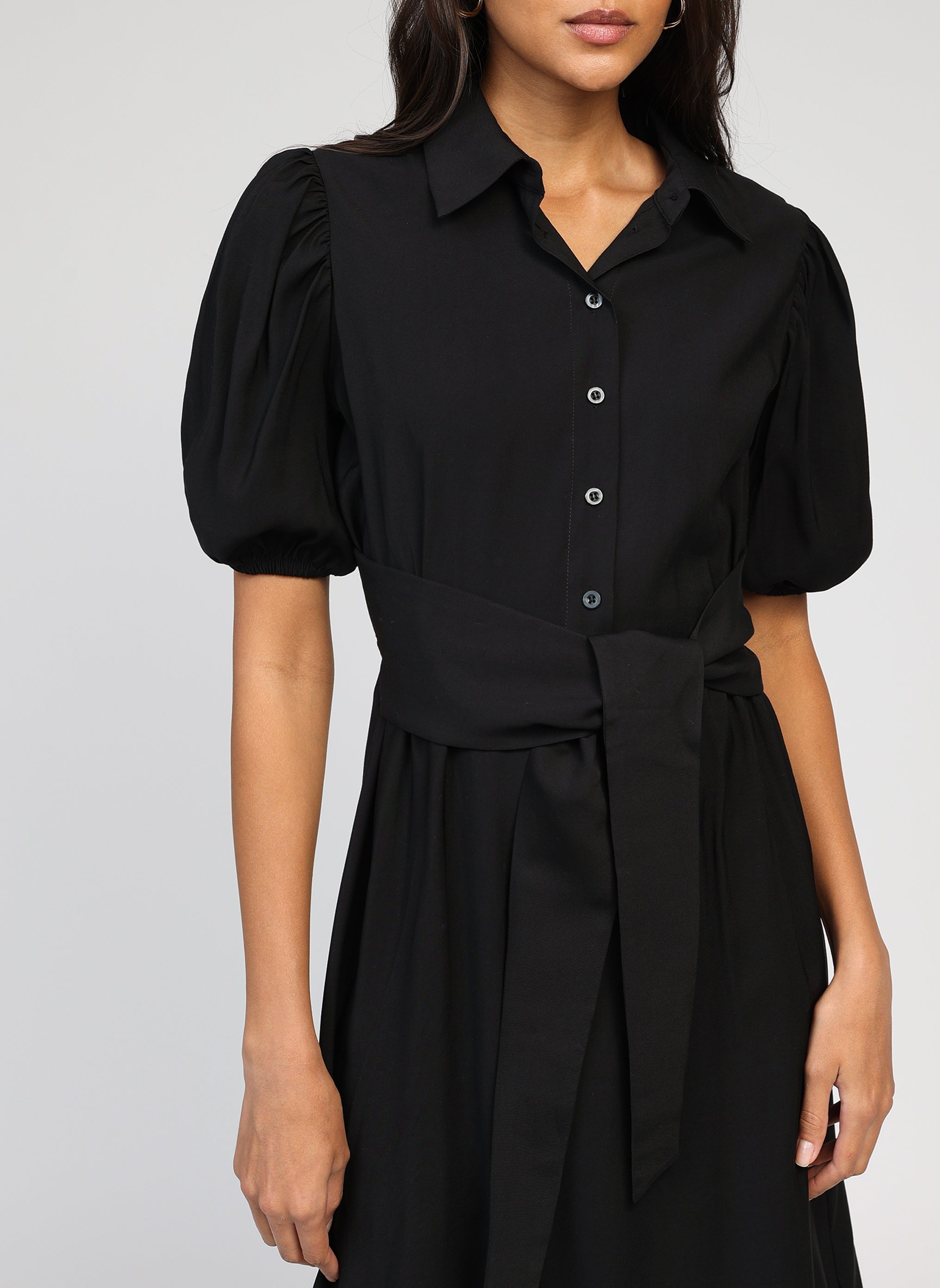 ROBE LONGUE MALIDA noir