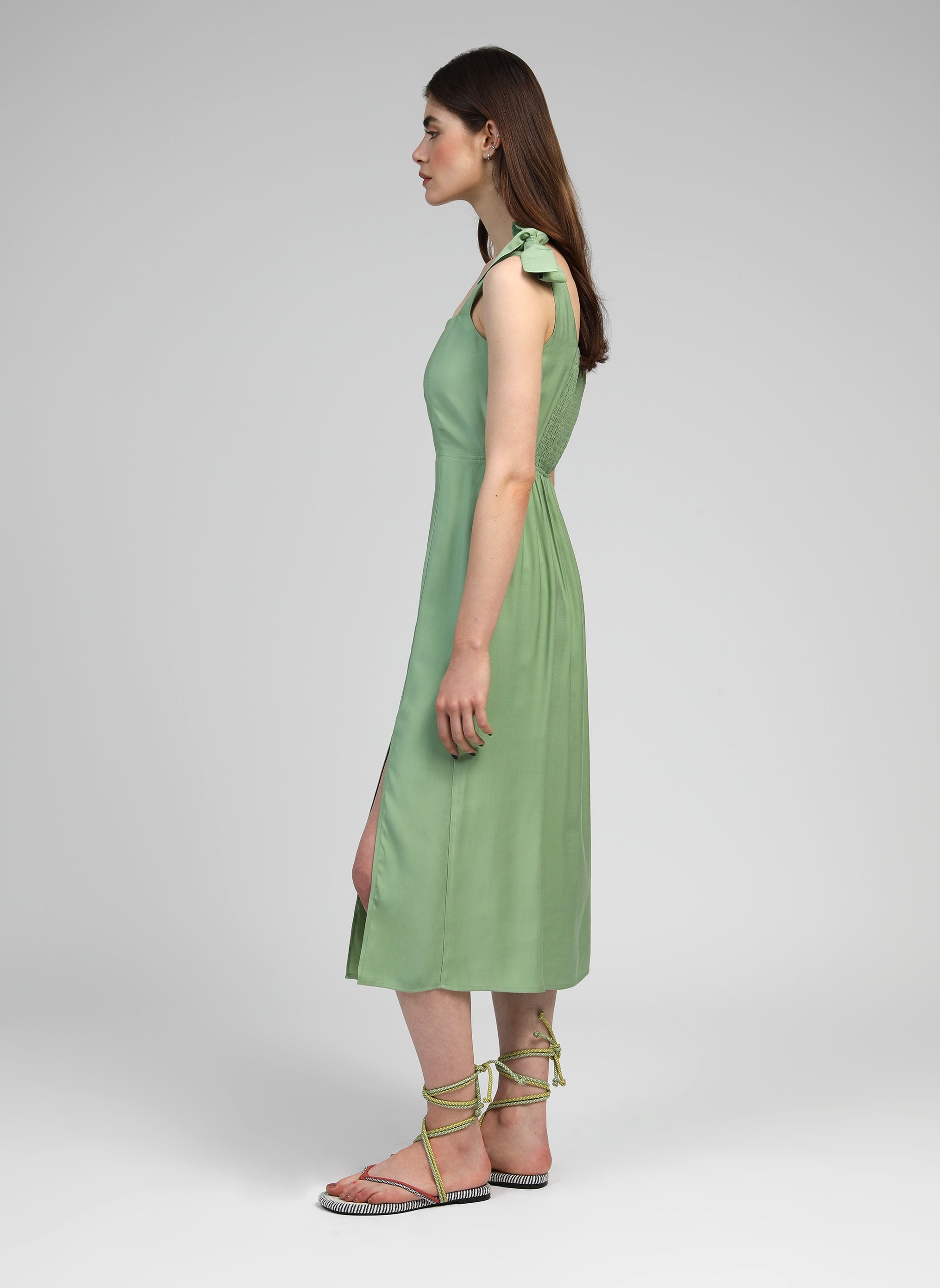 ROBE MIDI MANTA sauge