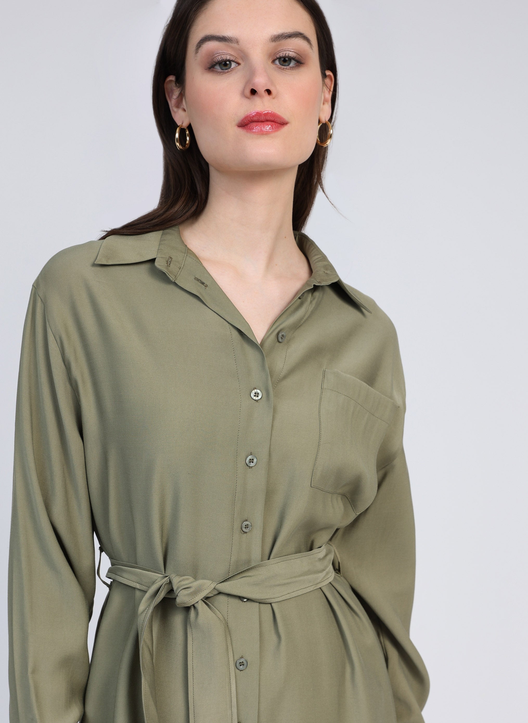 ROBE LONGUE MASATA militaire