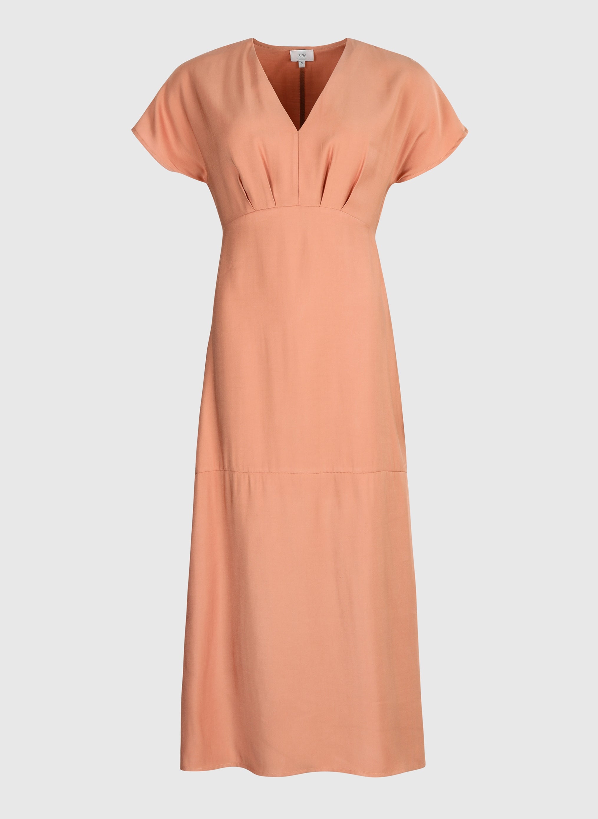 ROBE LONGUE MEKIANA terracotta