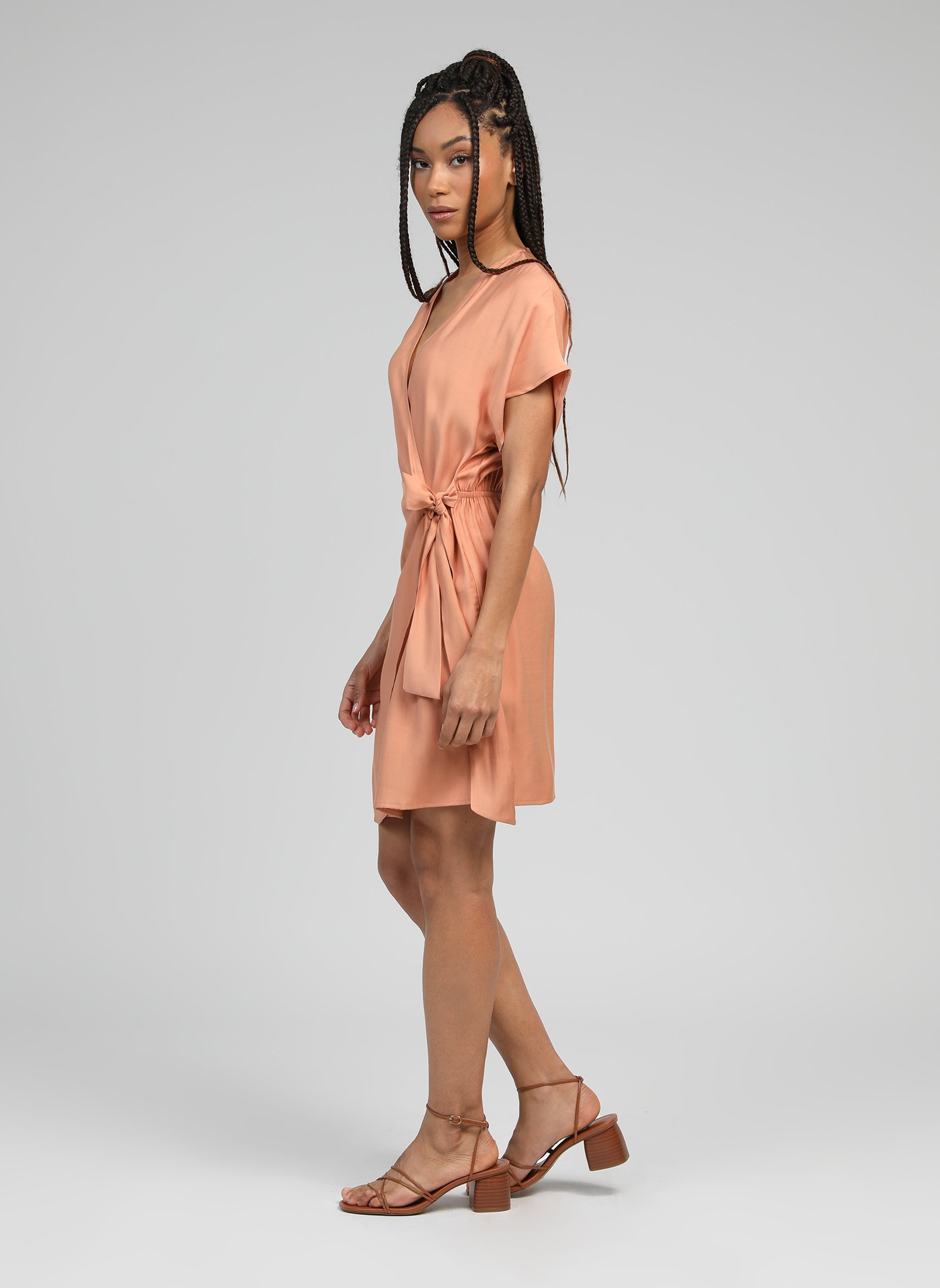 ROBE MIDI MELANA terracotta