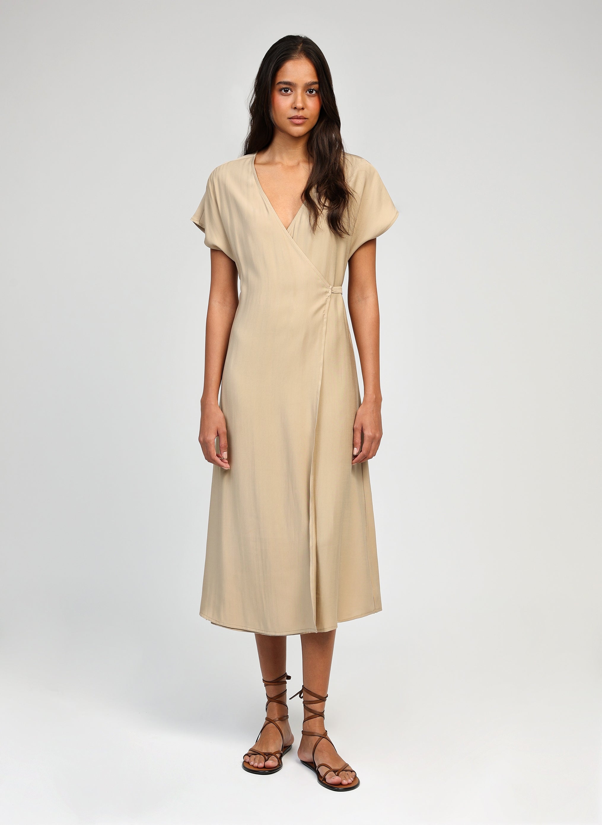 MIKIMA LONG DRESS beige