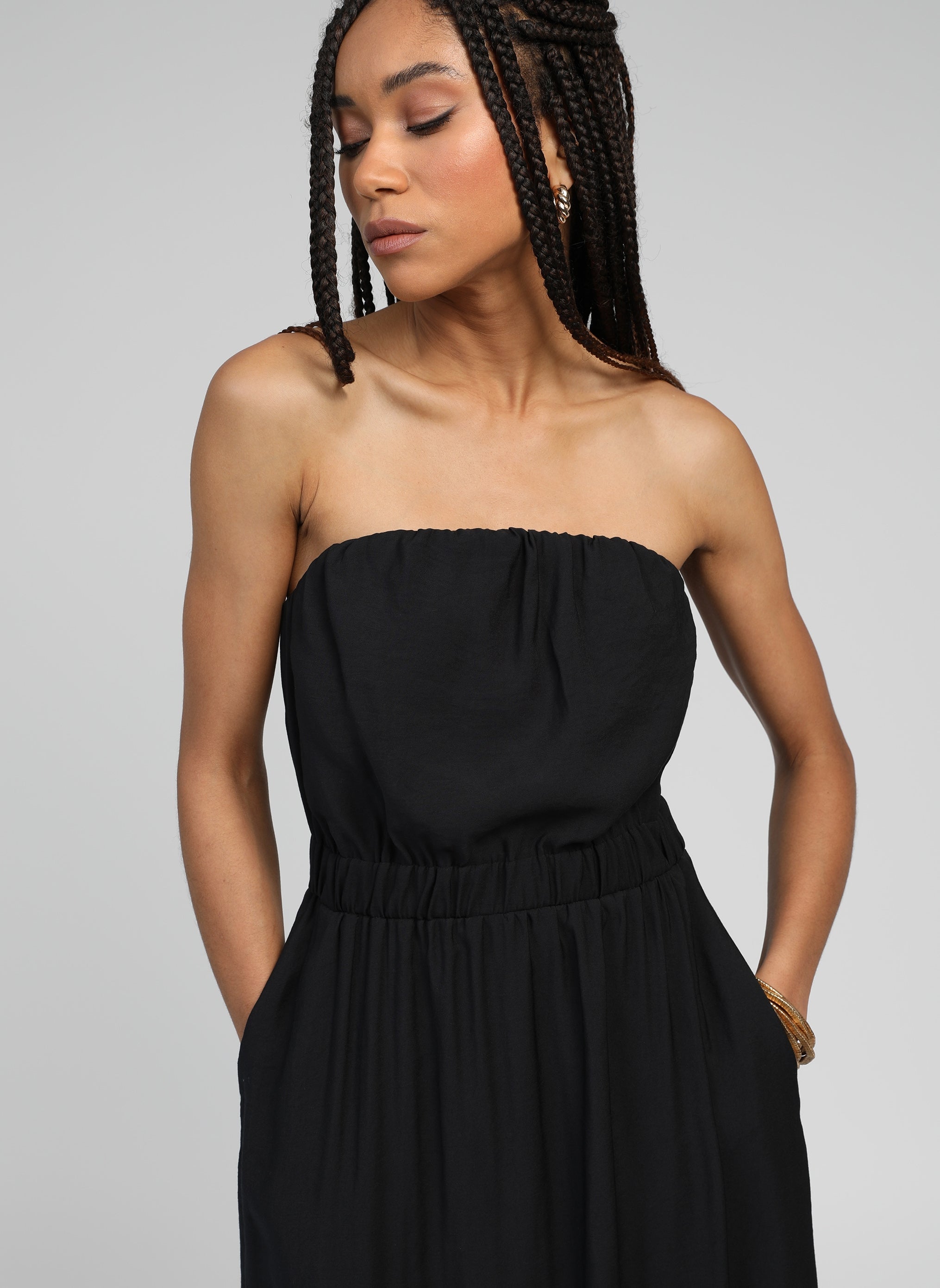 ROBE LONGUE MILIKA noir