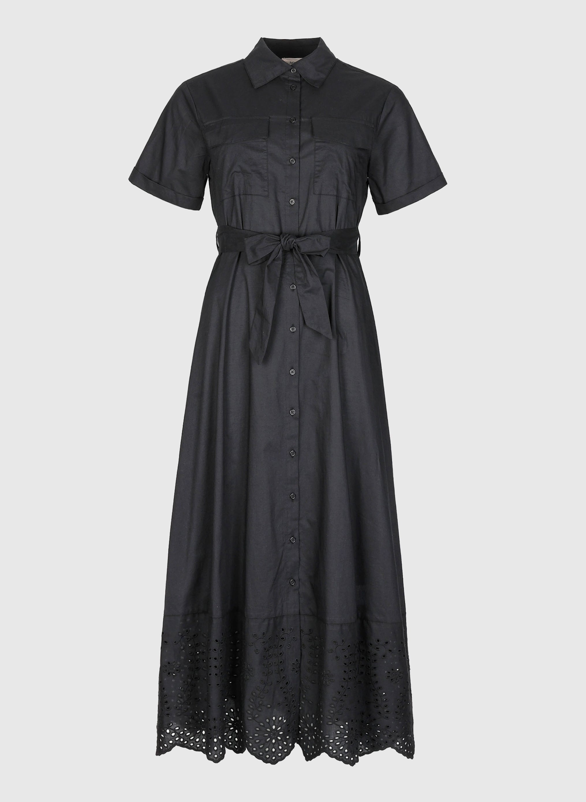 ROBE LONGUE OLIVINE noir