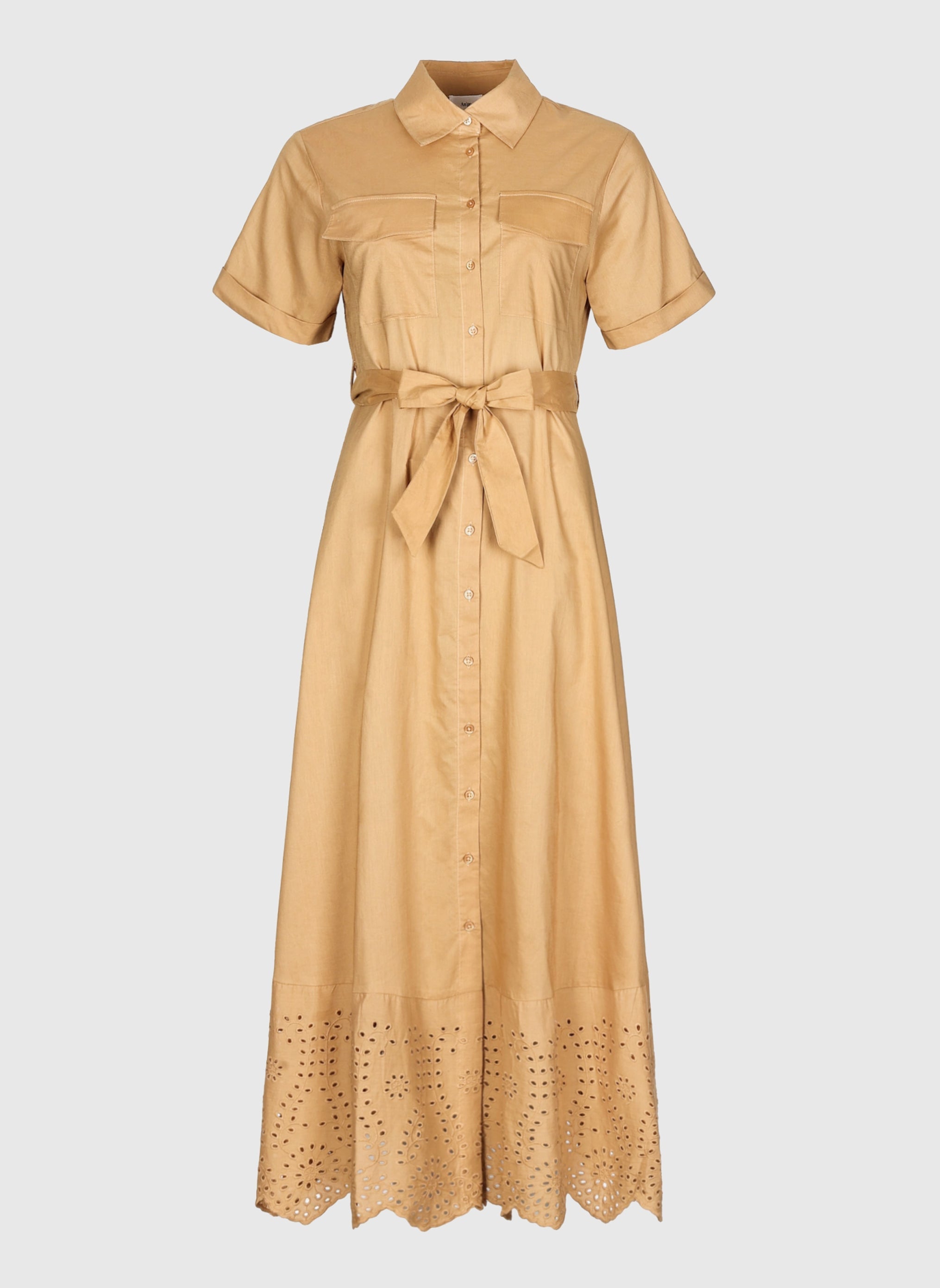 ROBE LONGUE OLIVINE gold