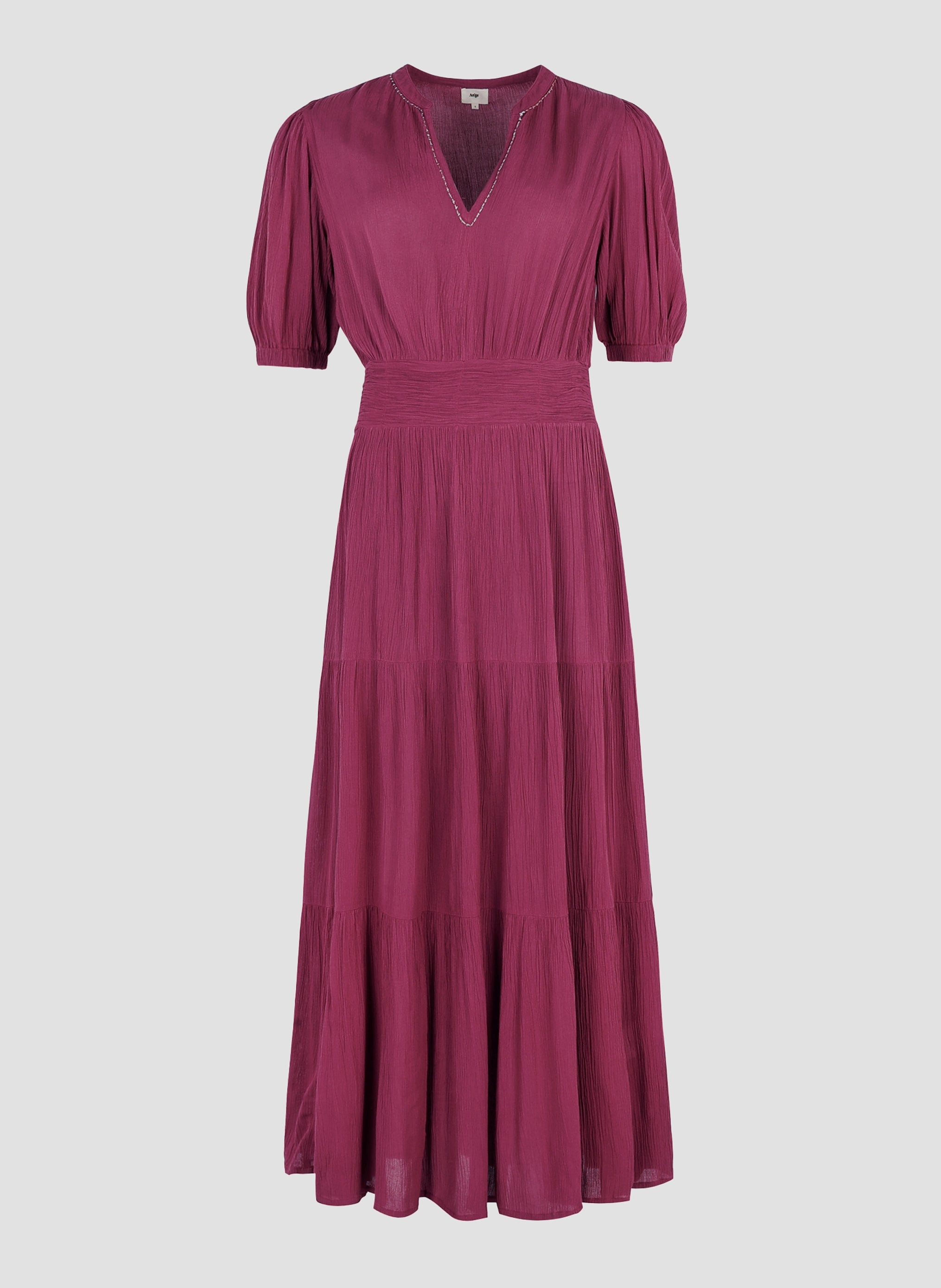 ROBE LONGUE OMOA framboise
