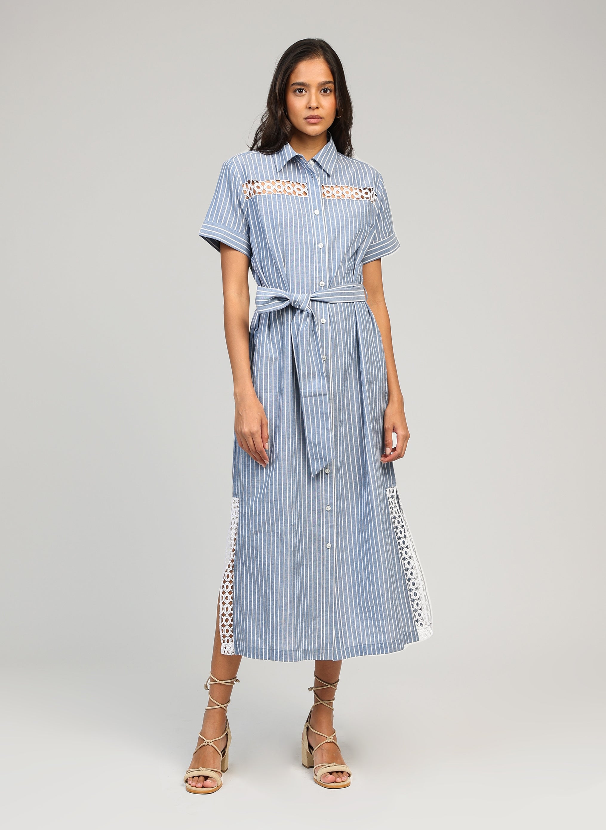ROBE LONGUE OTAIRA bleu