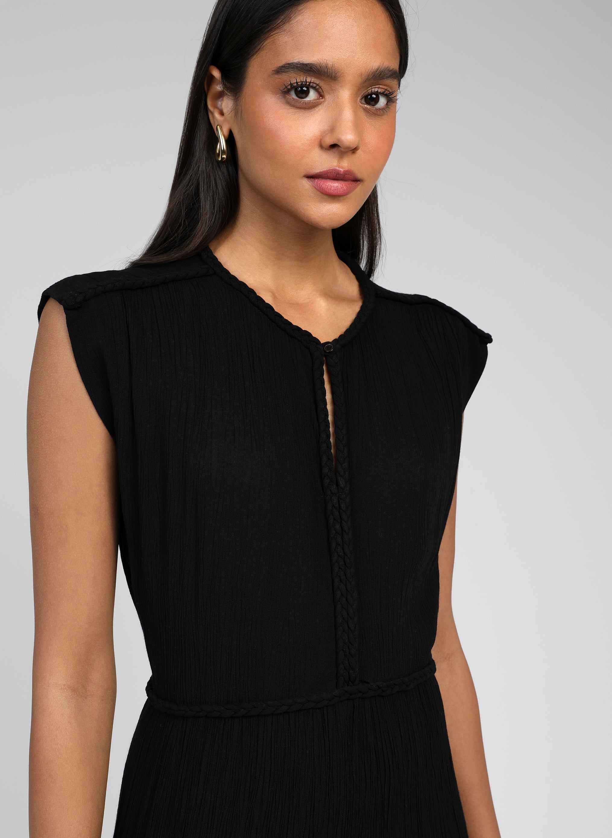 ROBE LONGUE OWESTA noir