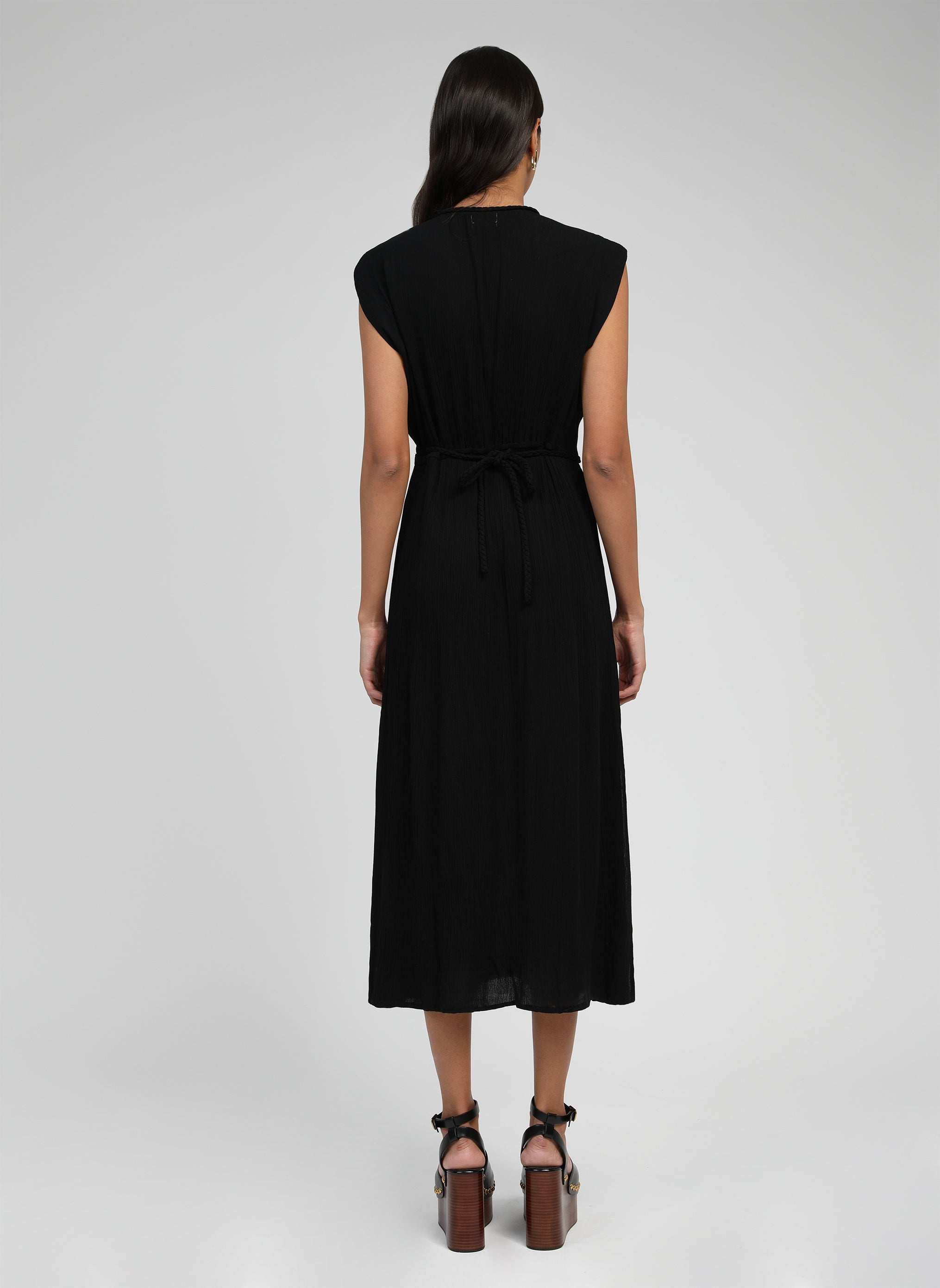ROBE LONGUE OWESTA noir