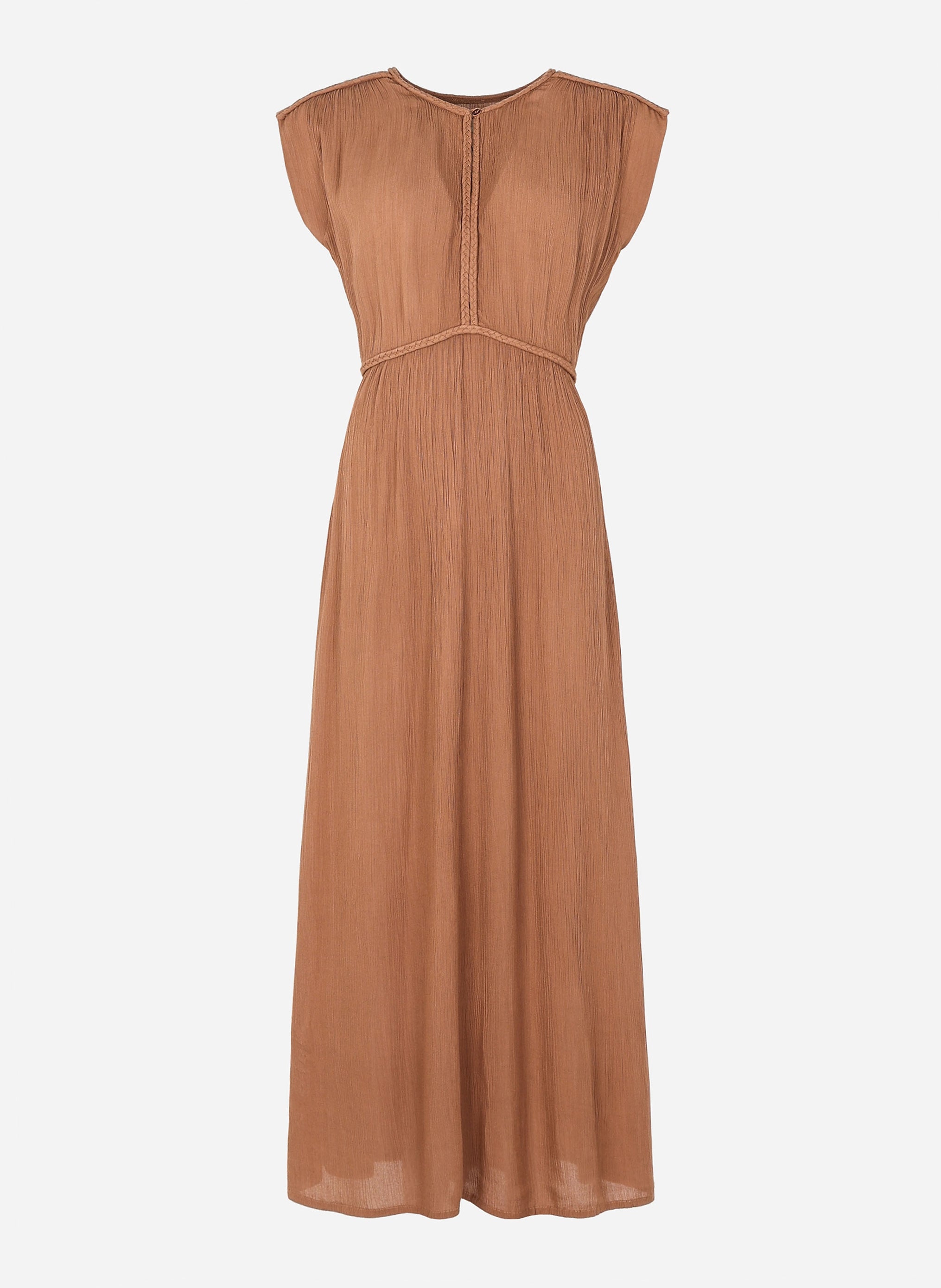 ROBE LONGUE OWESTA noisette