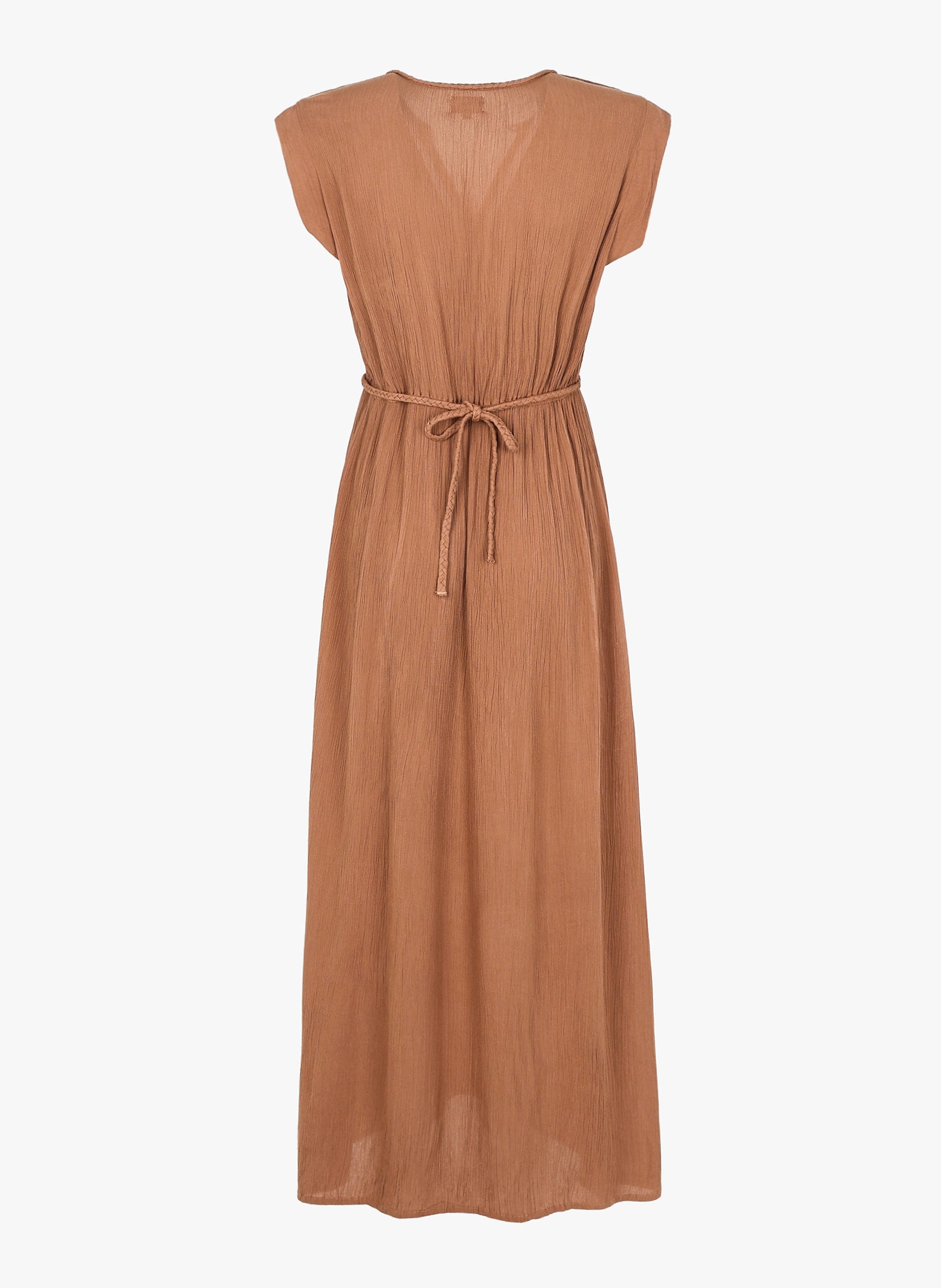 ROBE LONGUE OWESTA noisette