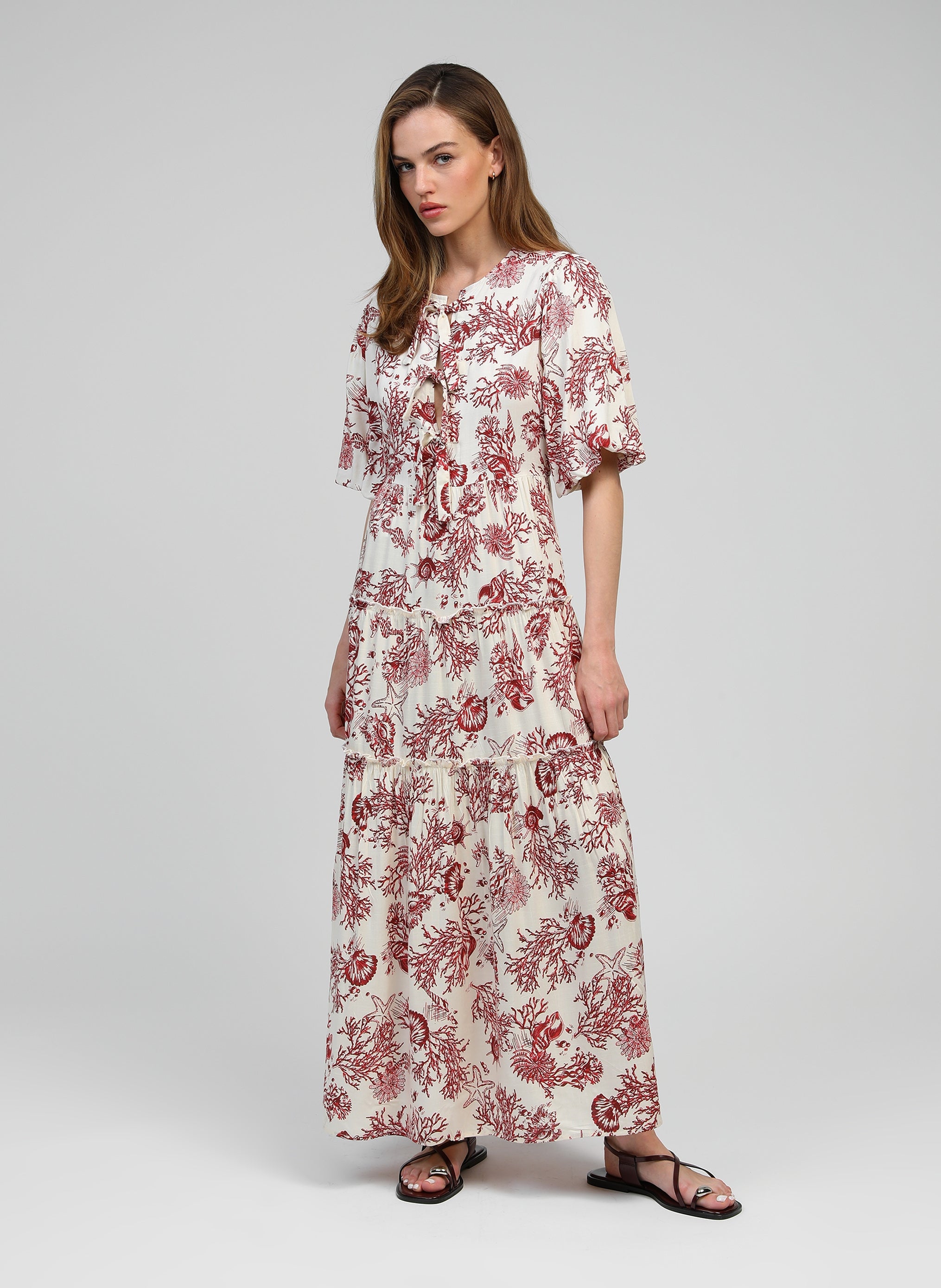 ROBE LONGUE OZKAR palouma bordeaux
