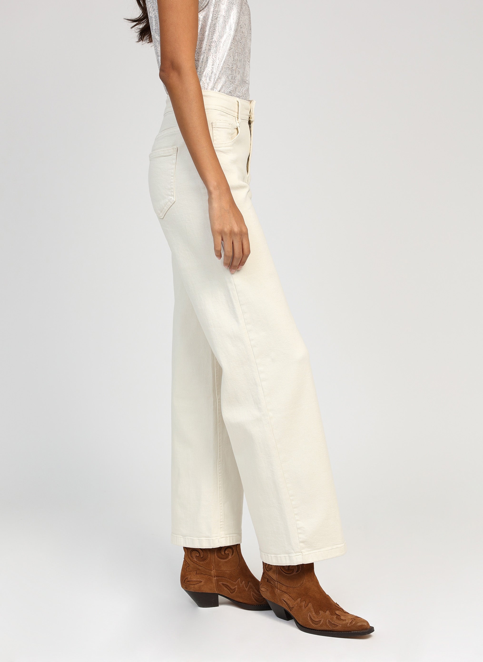 PANTALON PARTY ecru