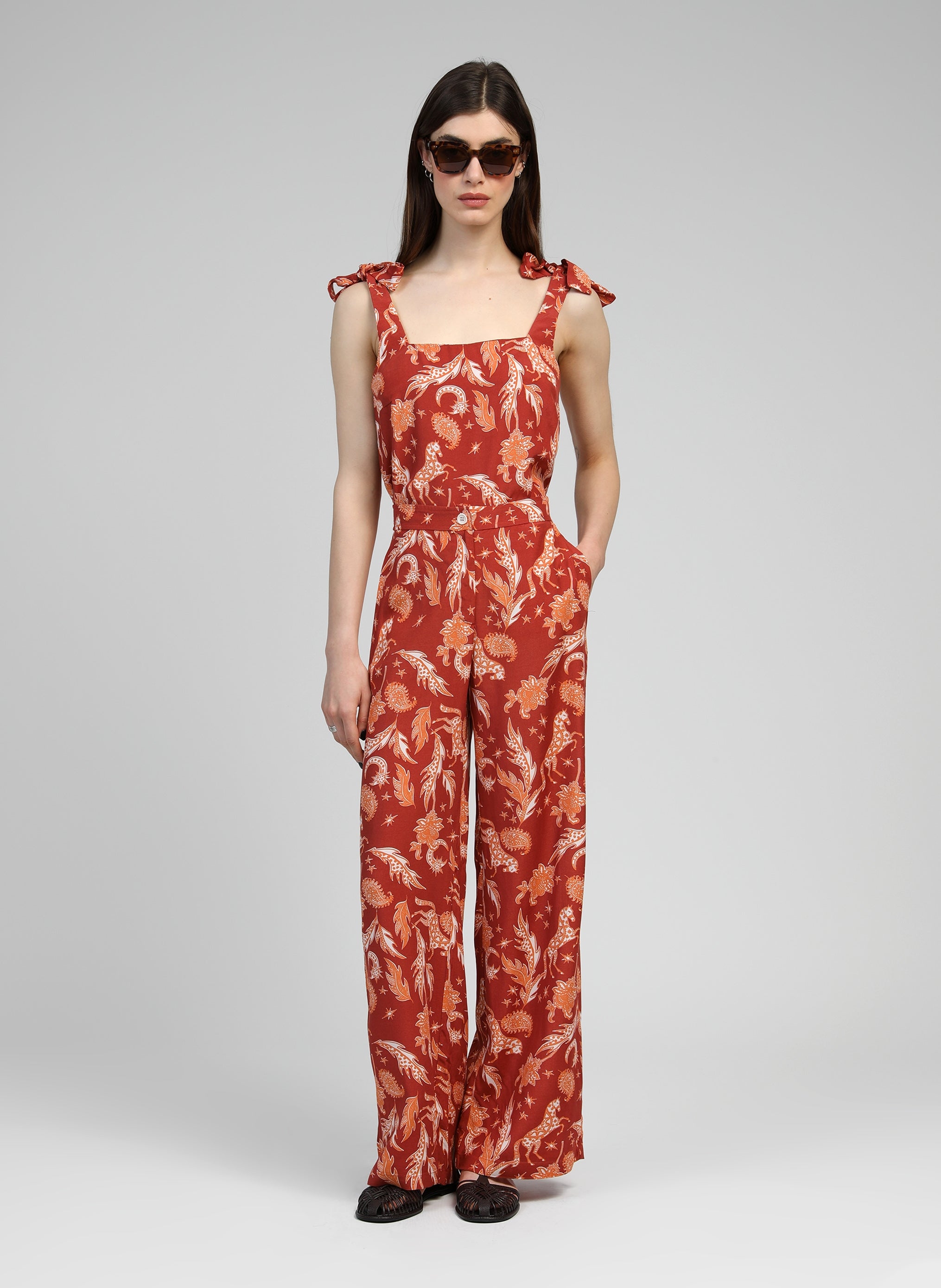 PANTALON PERCY fleche terracotta