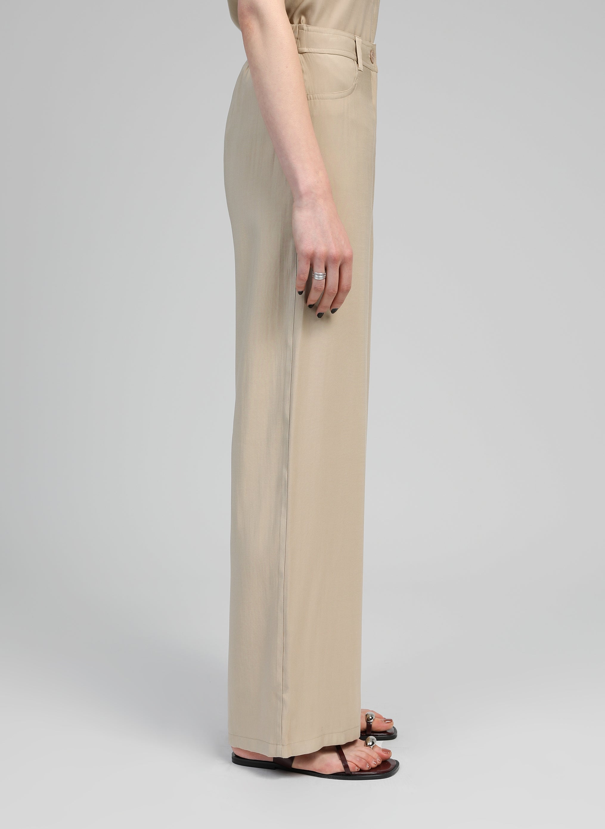 PANTALON PHOEBILA beige