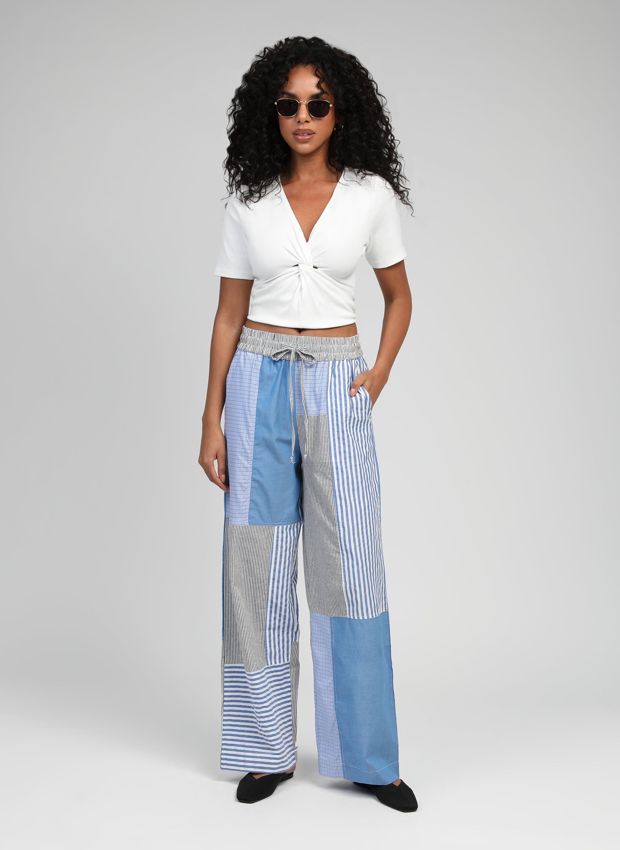 PANTALON RAISSA bleu