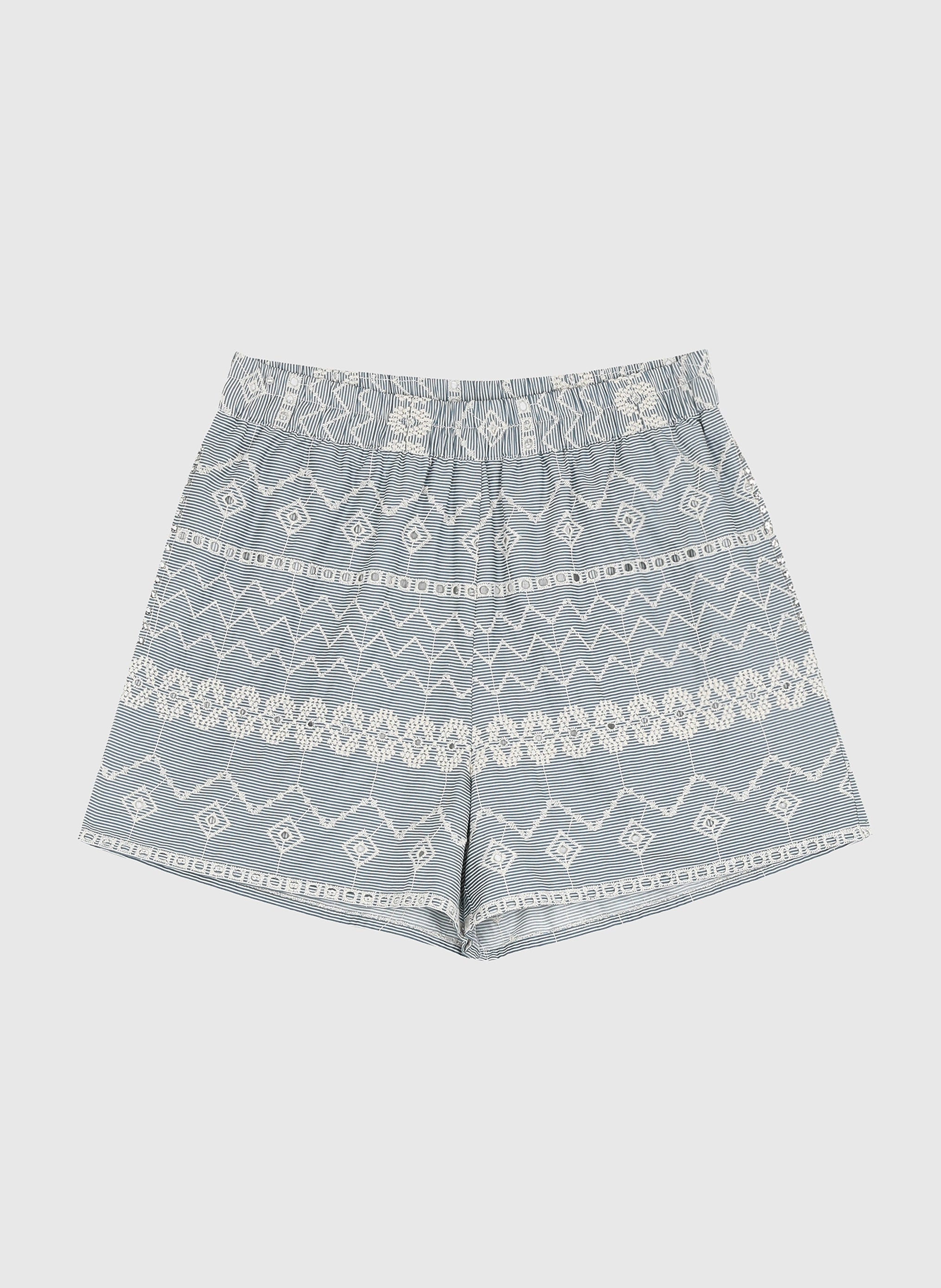 SHORT RELILA rayure
