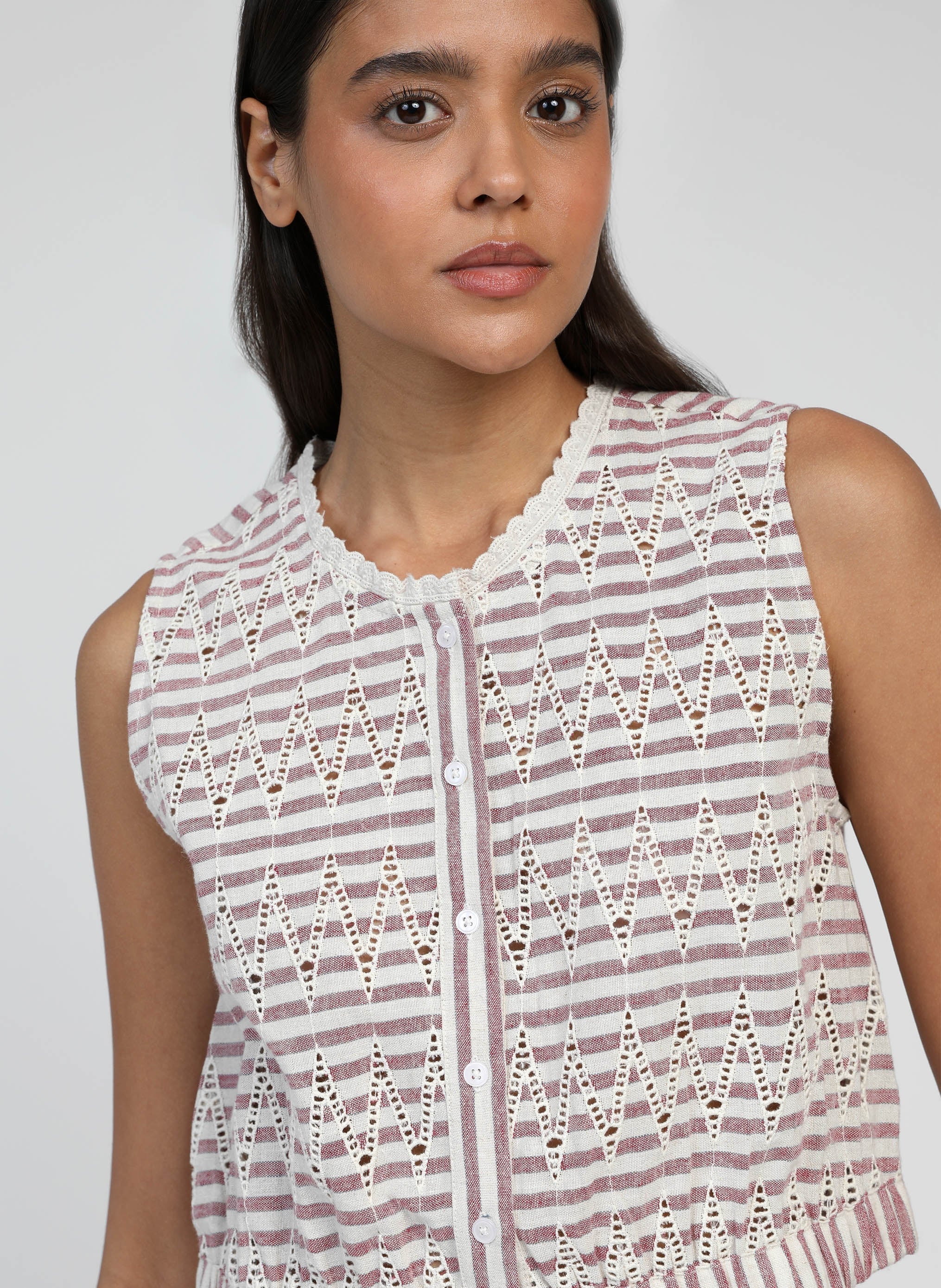 BLOUSE SABIA framboise