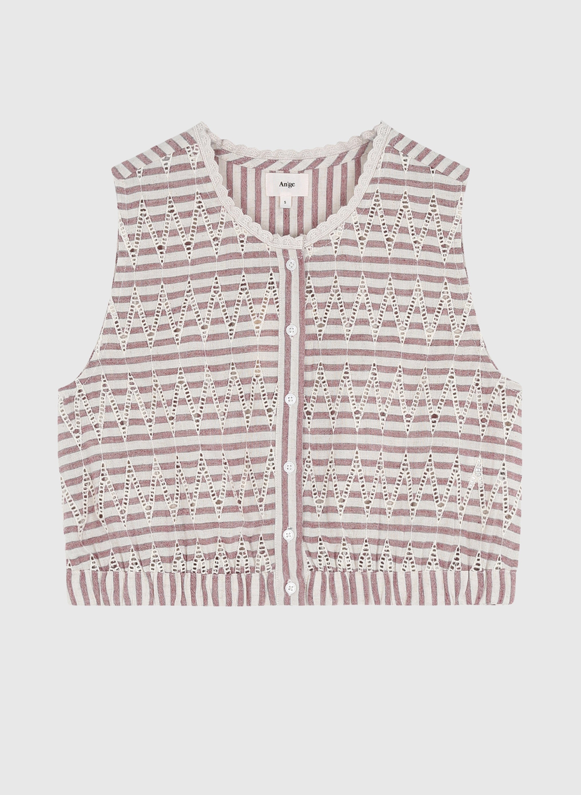 BLOUSE SABIA framboise