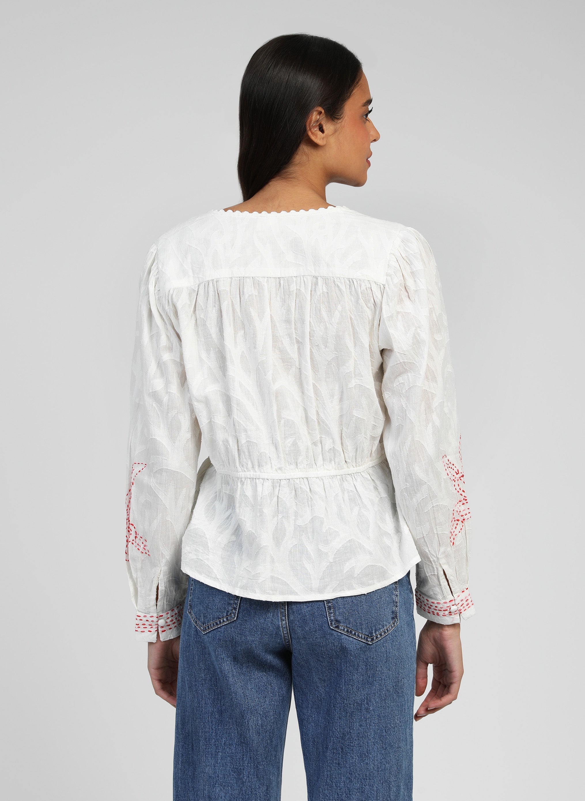 BLOUSE SALBA ecru