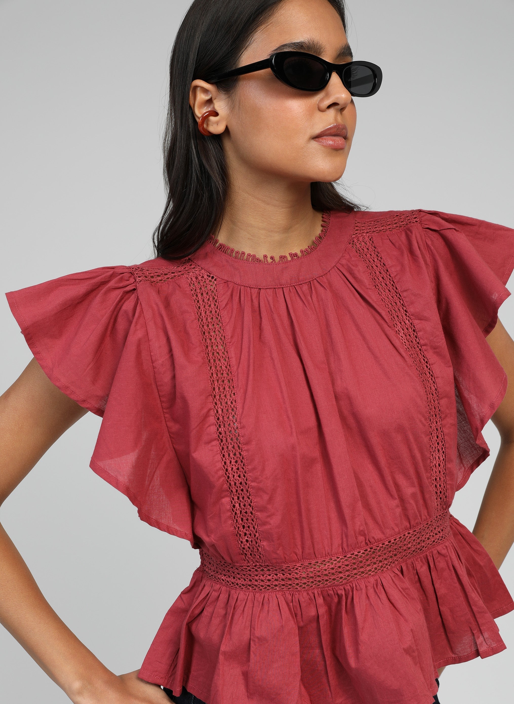 TOP SALEK cerise