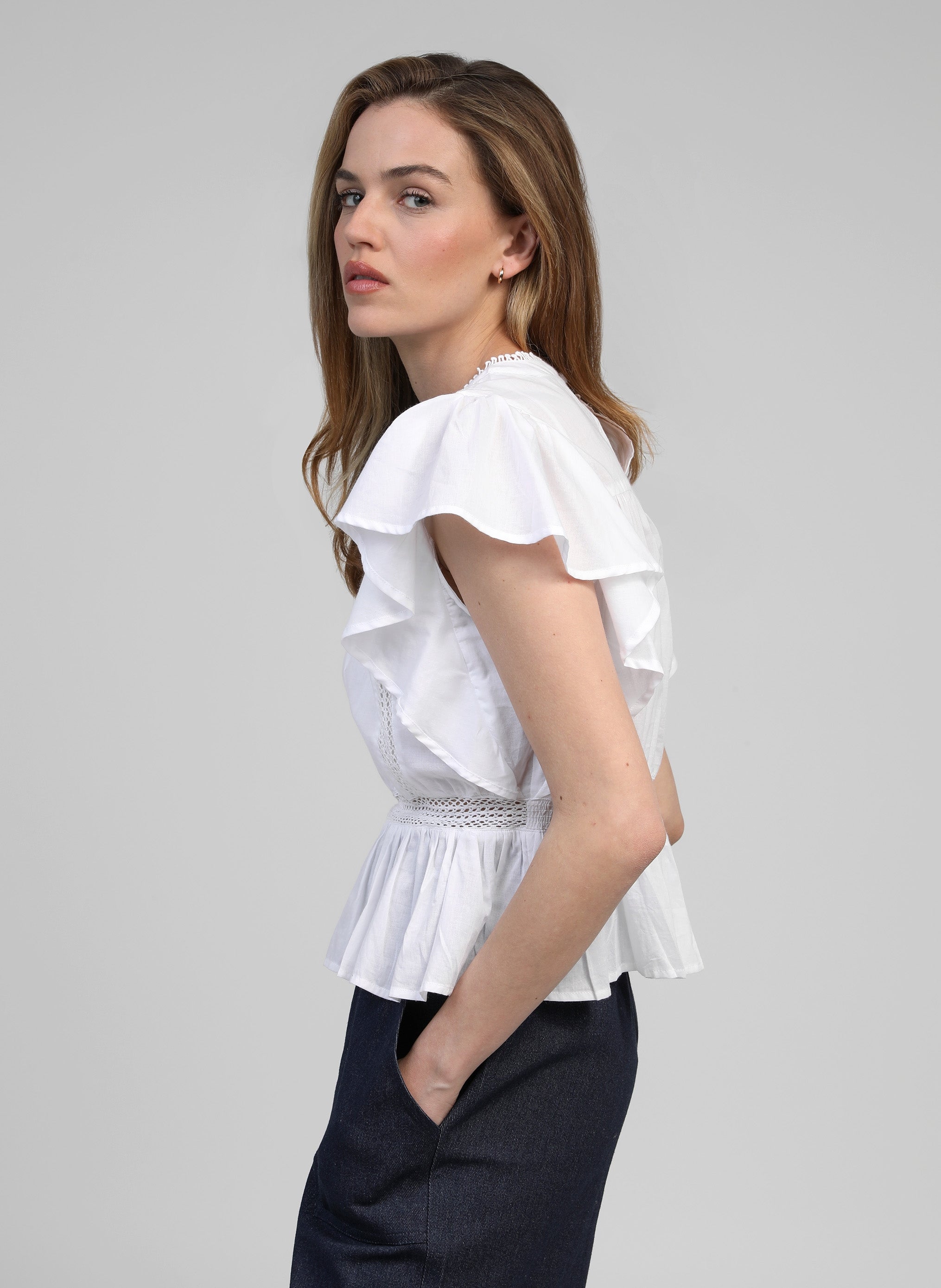 TOP SALEK blanc