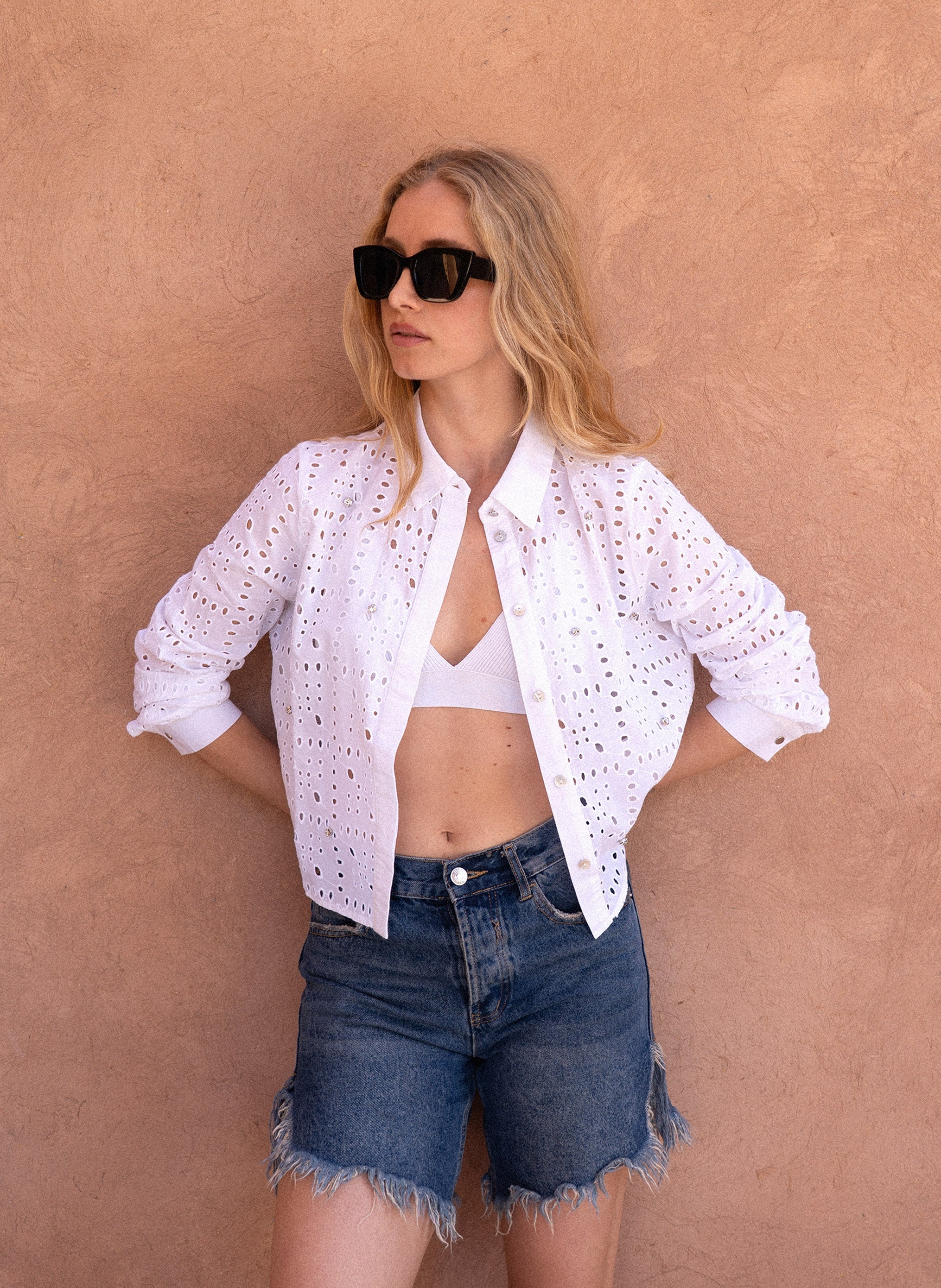 CHEMISE SALISE blanc