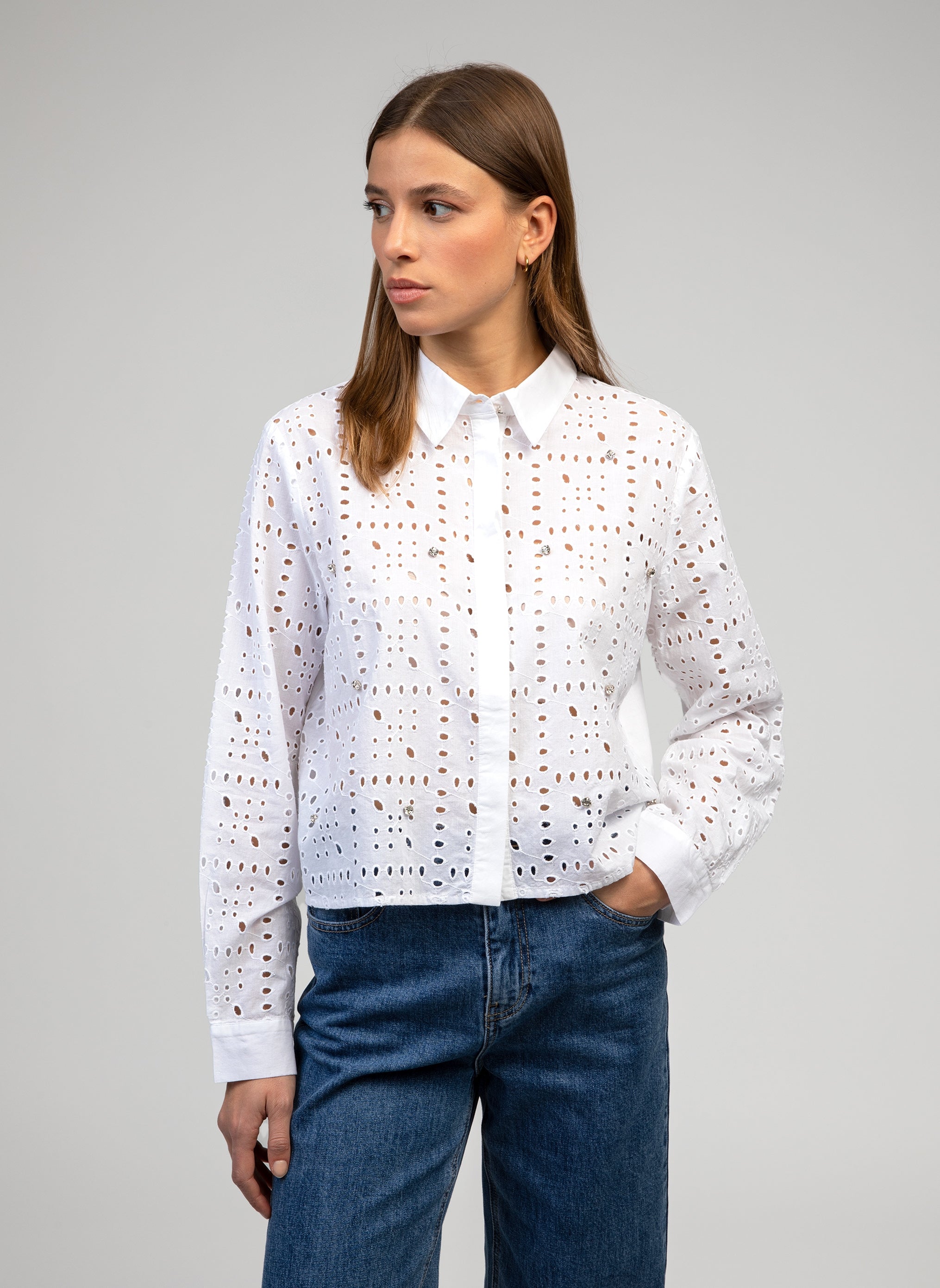 CHEMISE SALISE blanc
