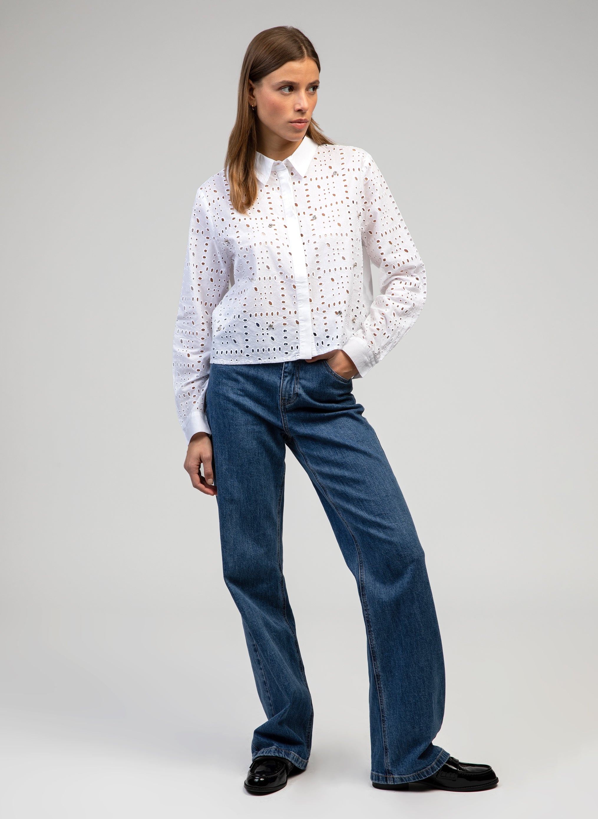 CHEMISE SALISE blanc