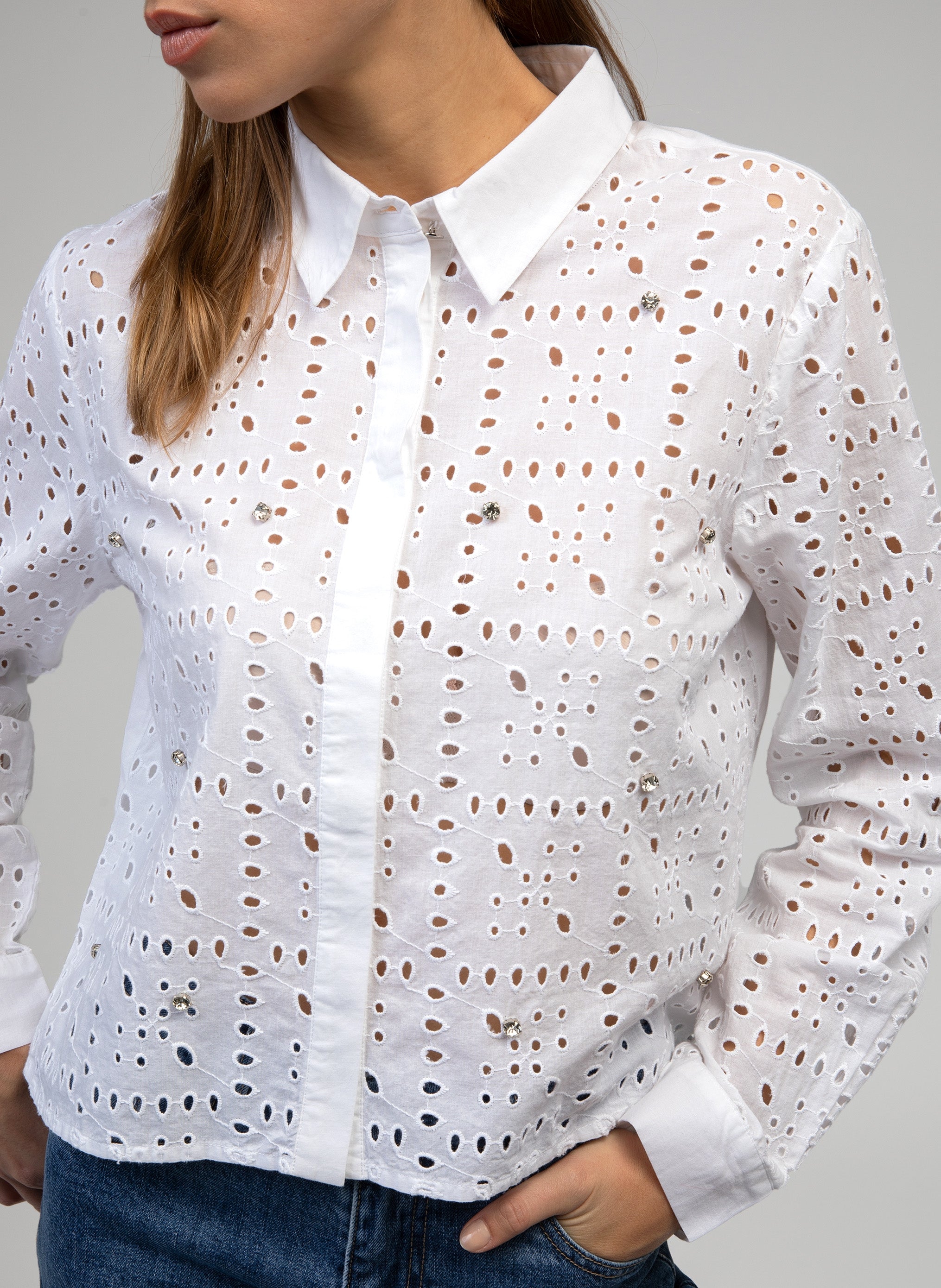 CHEMISE SALISE blanc