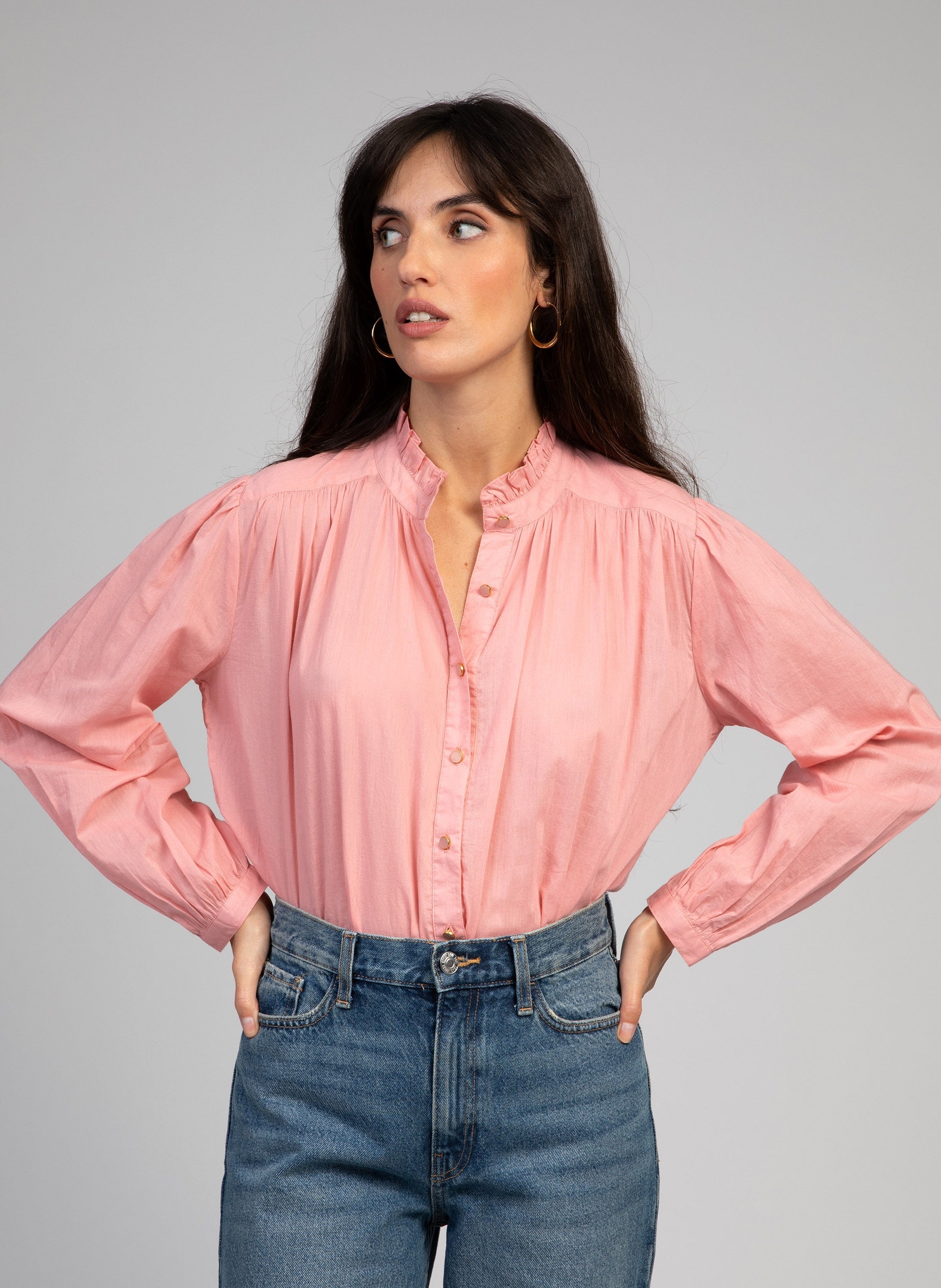 CHEMISE SAMINY rose