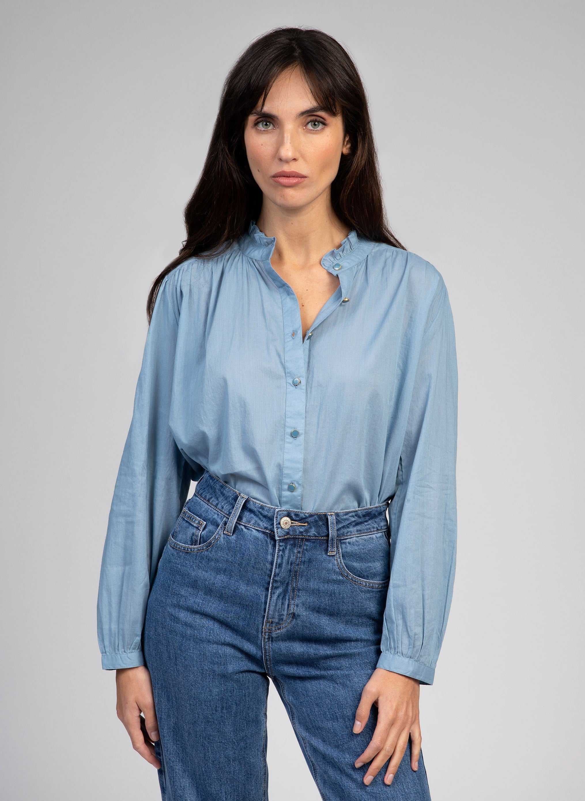 CHEMISE SAMINY ciel