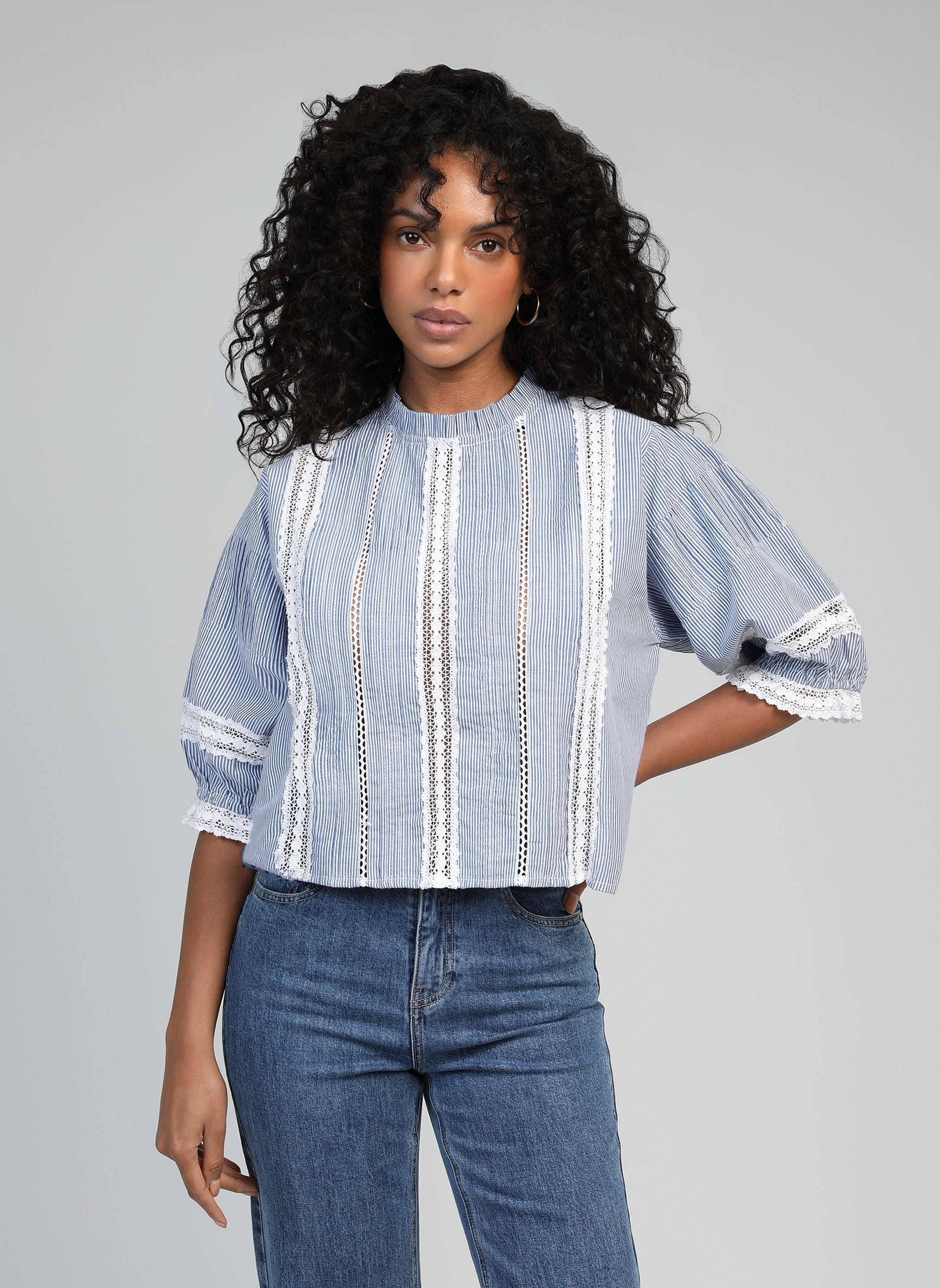 BLOUSE SAMIRAY rayures