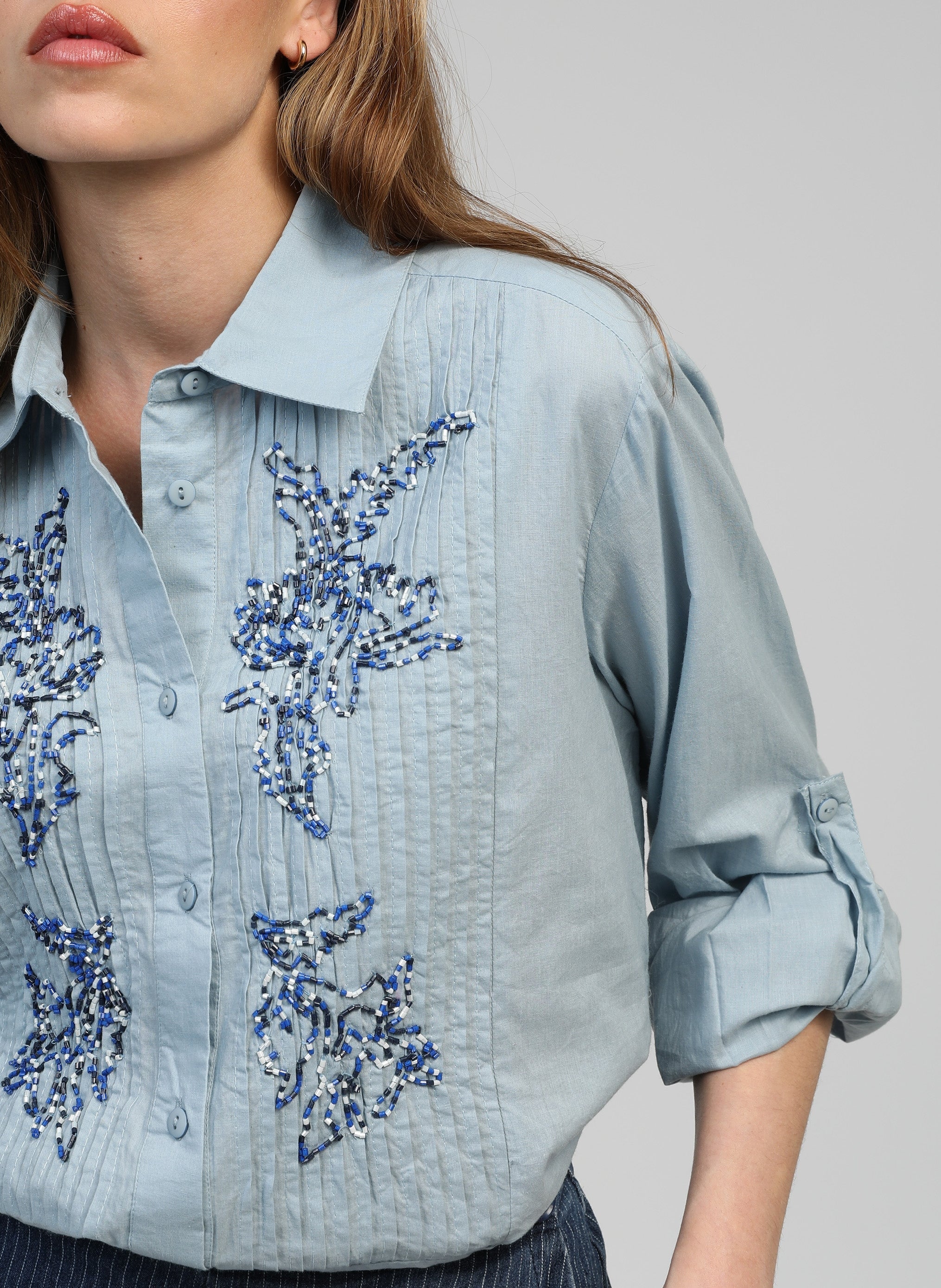 CHEMISE SELEA ciel