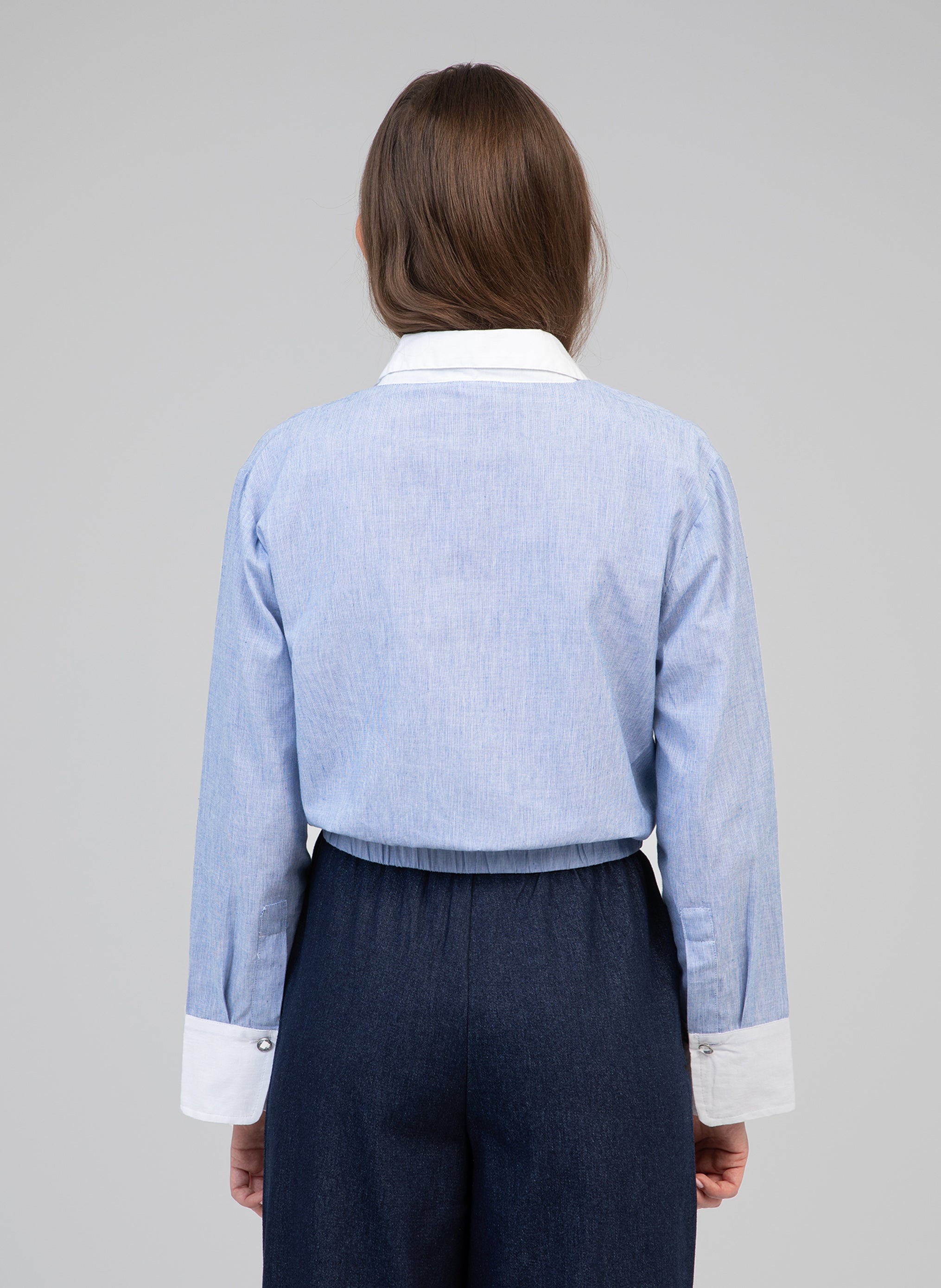 CHEMISE SENORA bleu