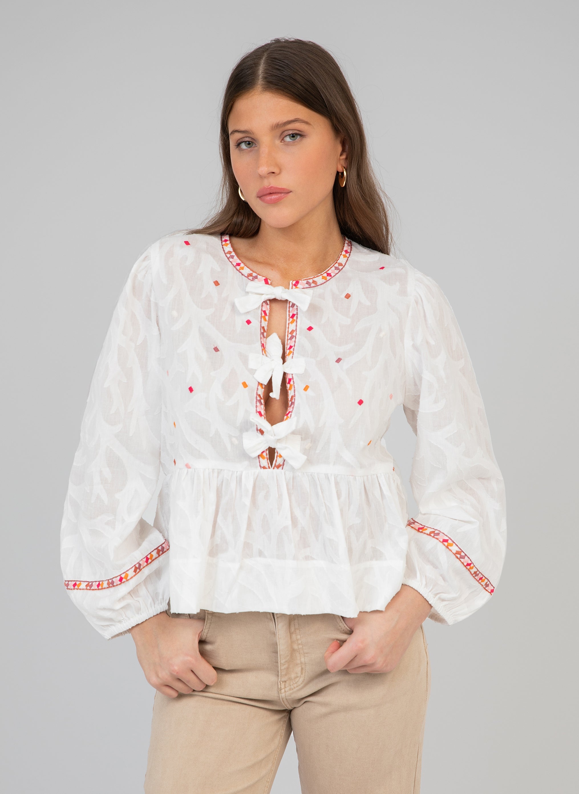 BLOUSE SERVANE ecru