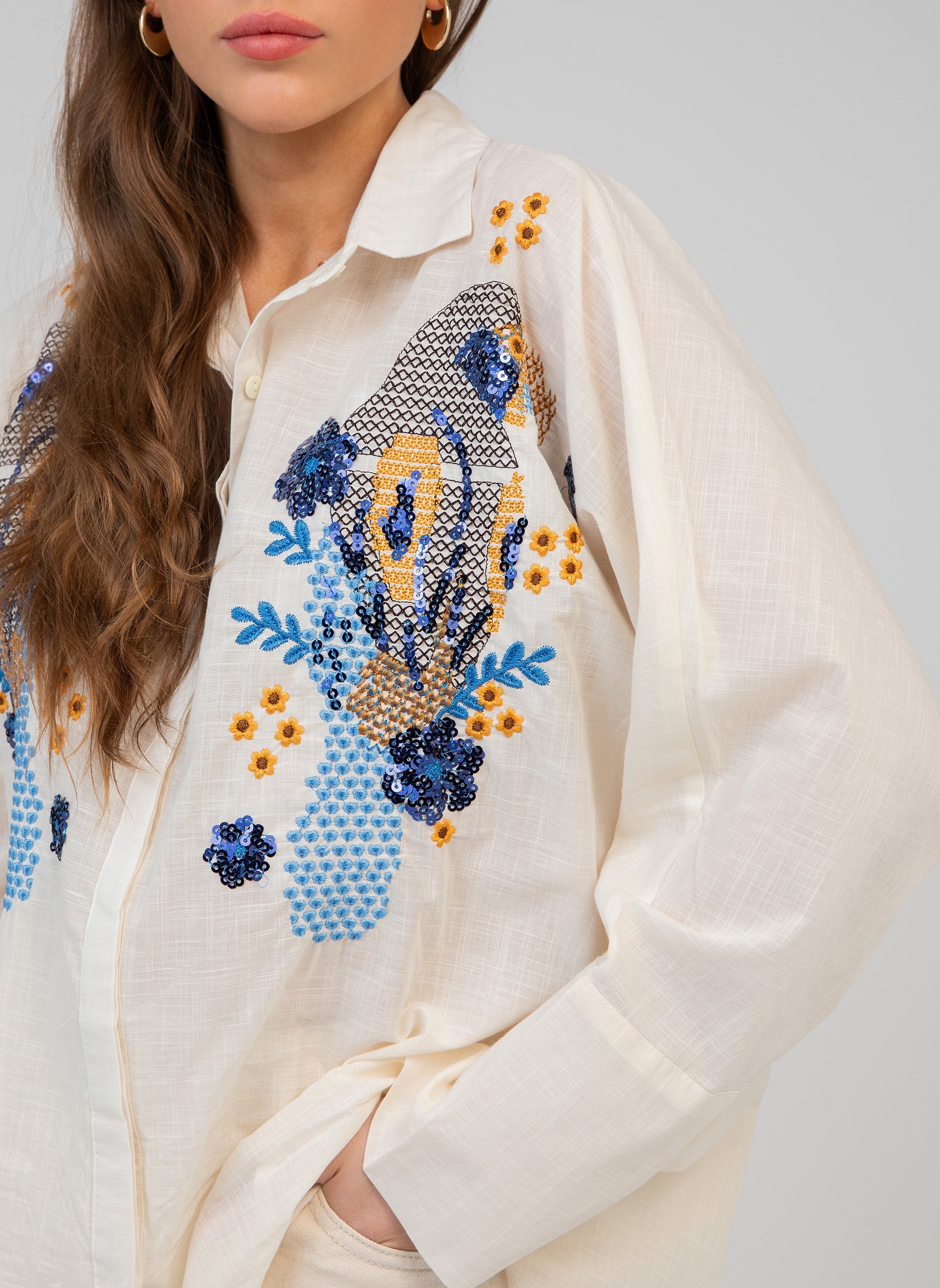CHEMISE SHANNY ecru