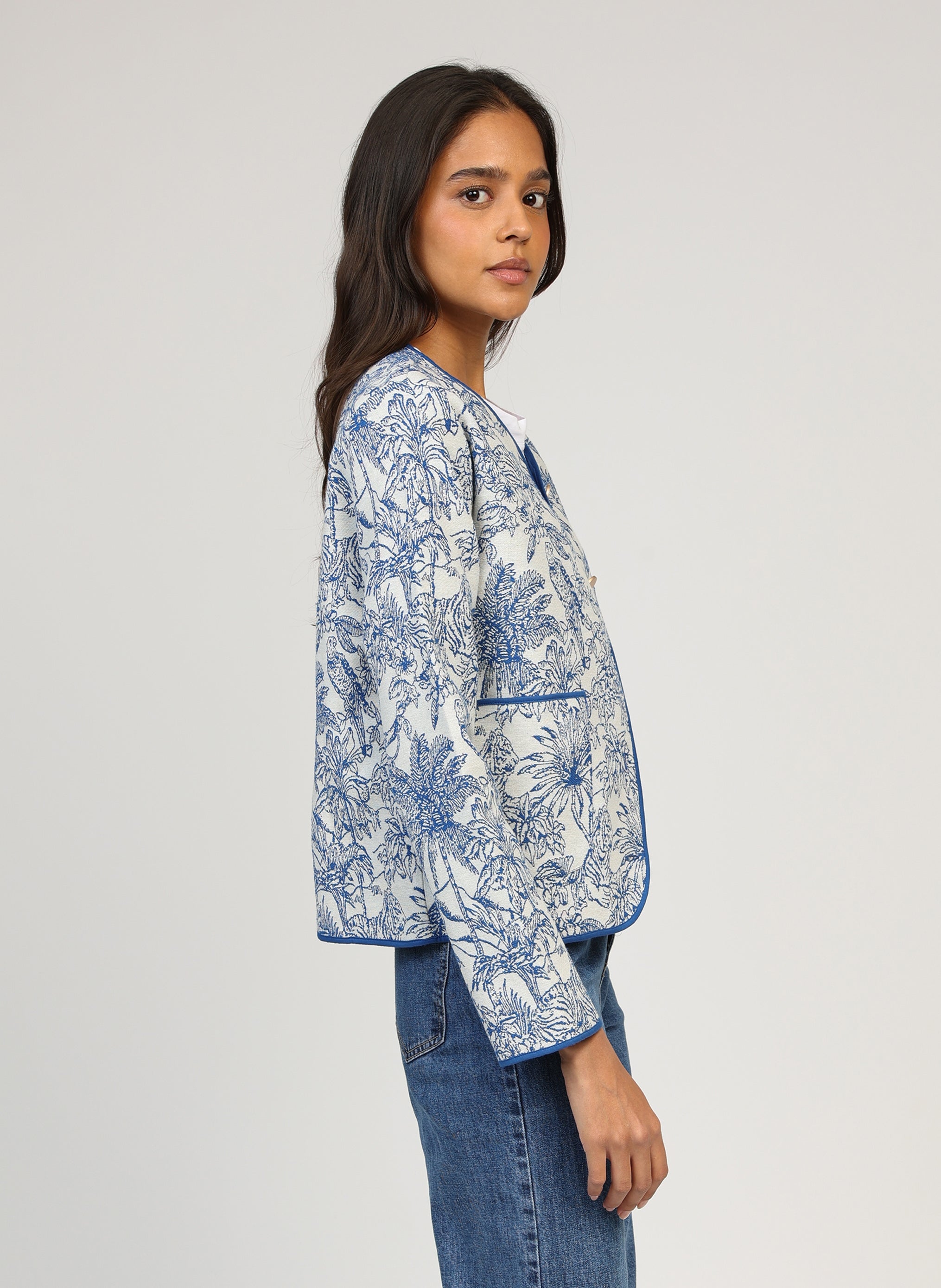 VESTE SHERA indigo