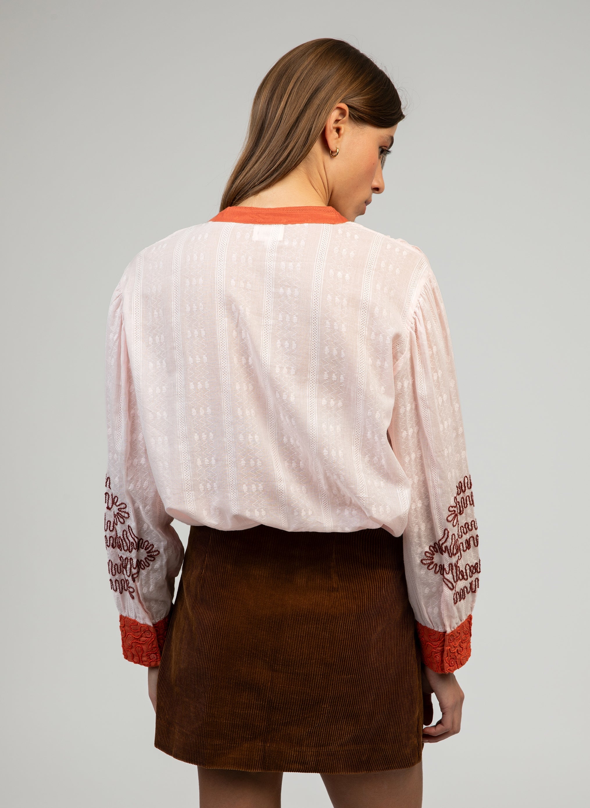 CHEMISE SISKA rose