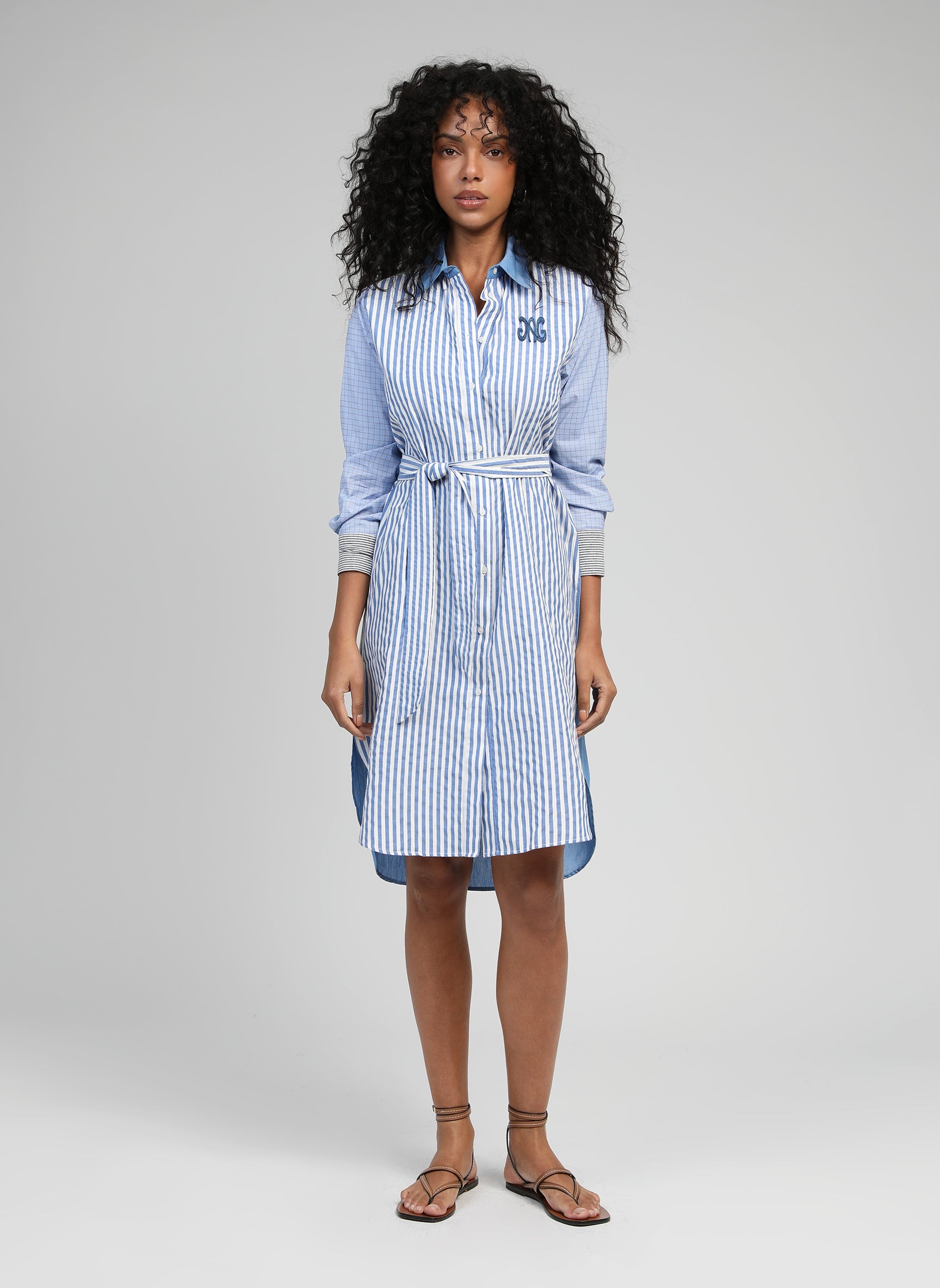 CHEMISE SISSINOU bleu