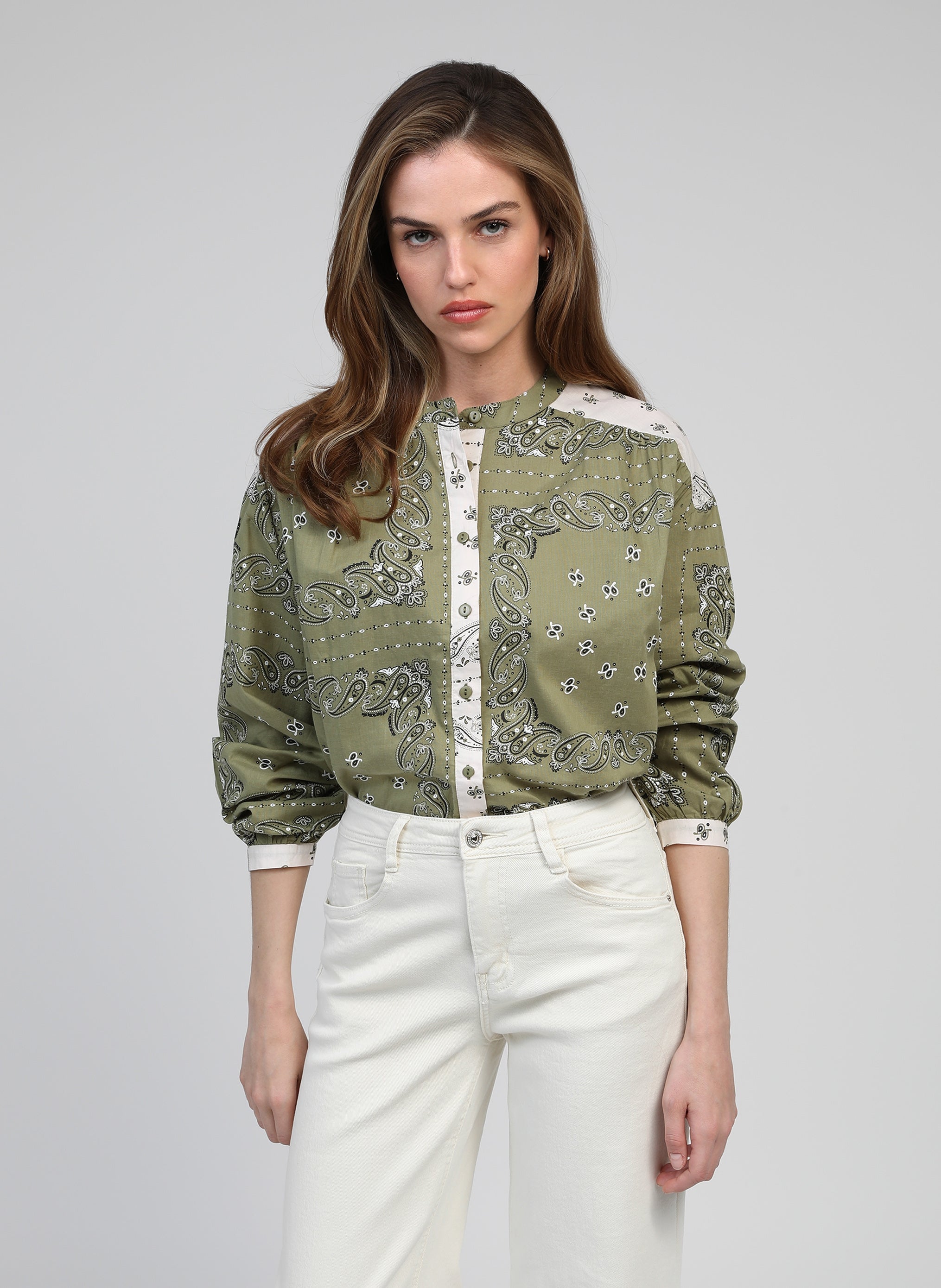 CHEMISE SOLINATA flinto kaki