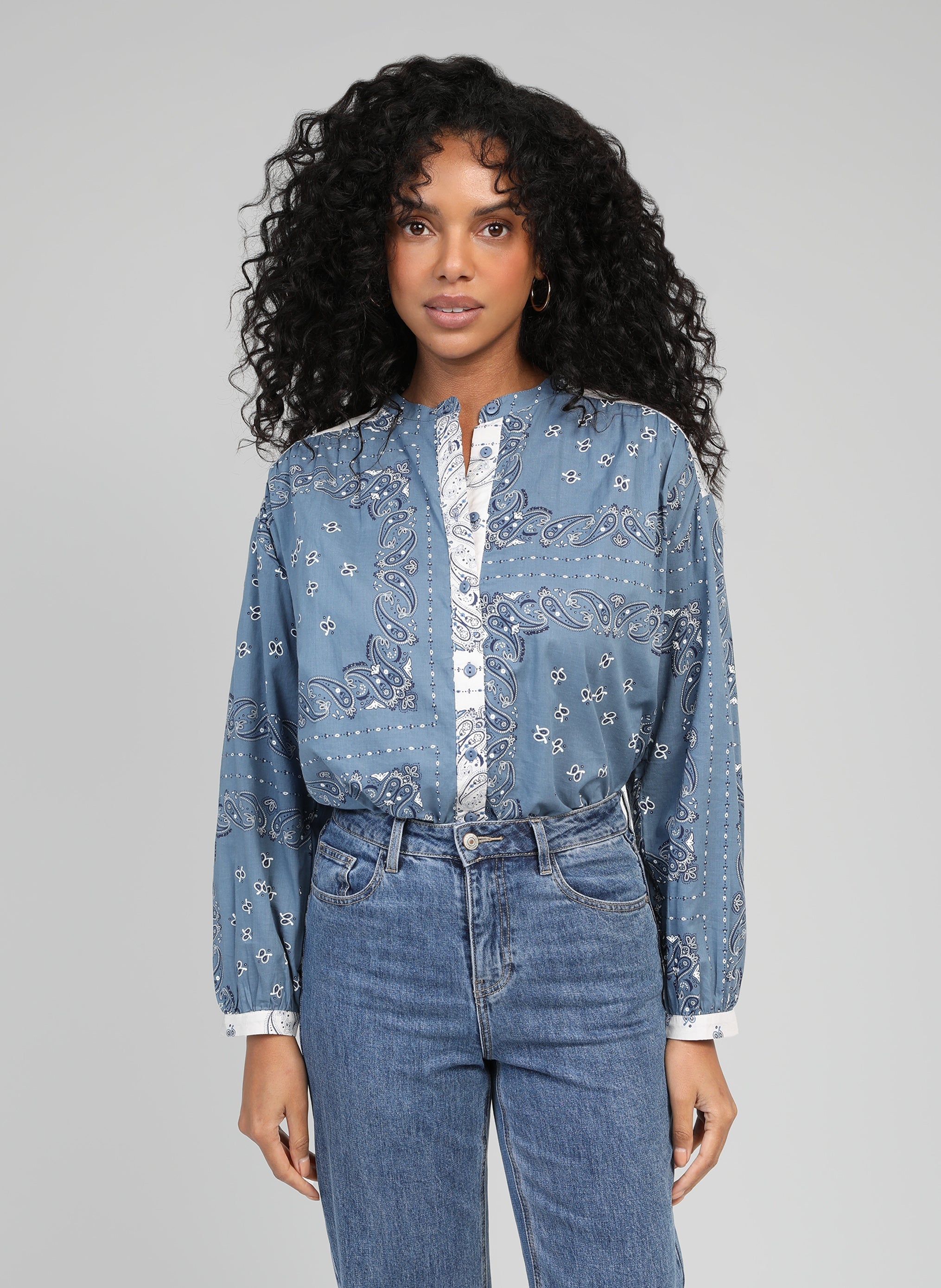 CHEMISE SOLINATA bandy indigo
