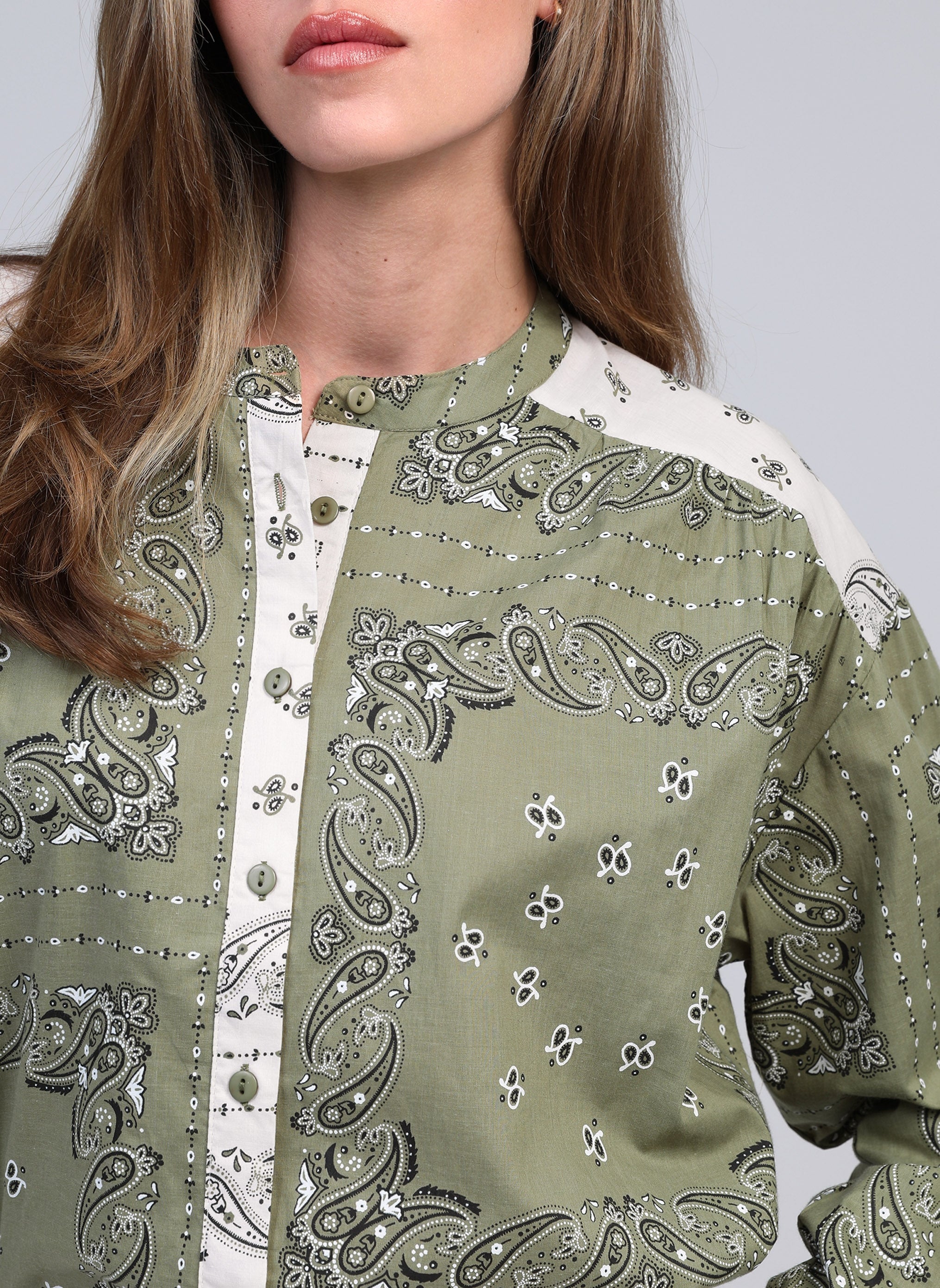 CHEMISE SOLINATA flinto kaki
