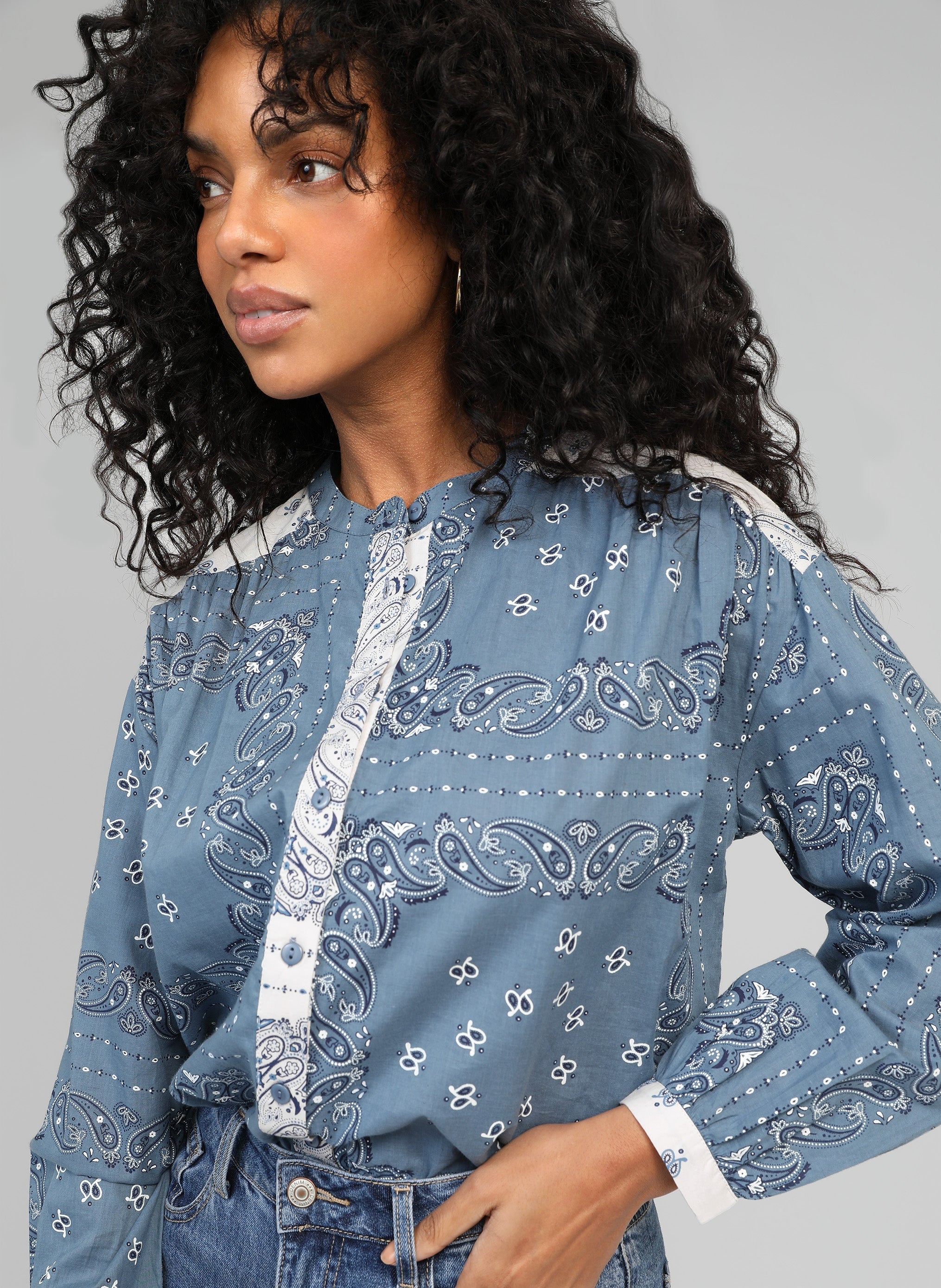 CHEMISE SOLINATA bandy indigo