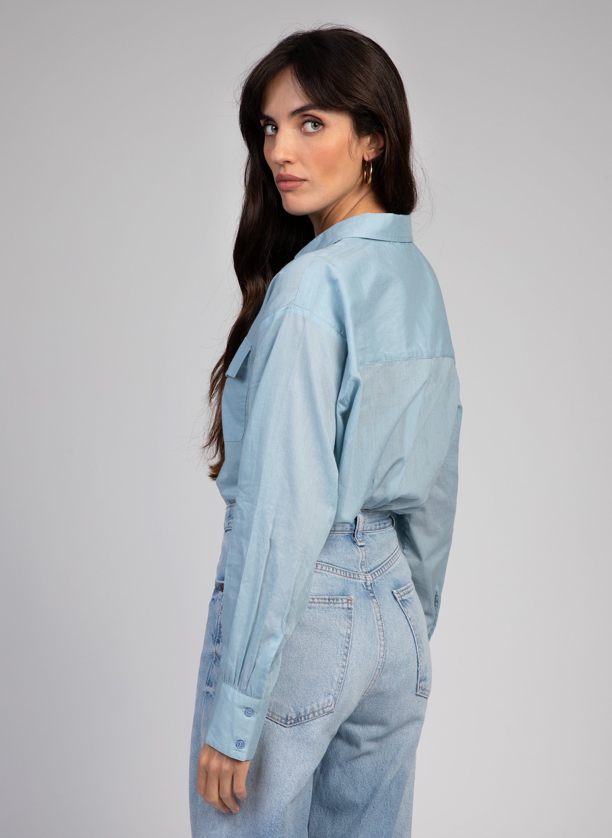 CHEMISE SOUMAYA ciel