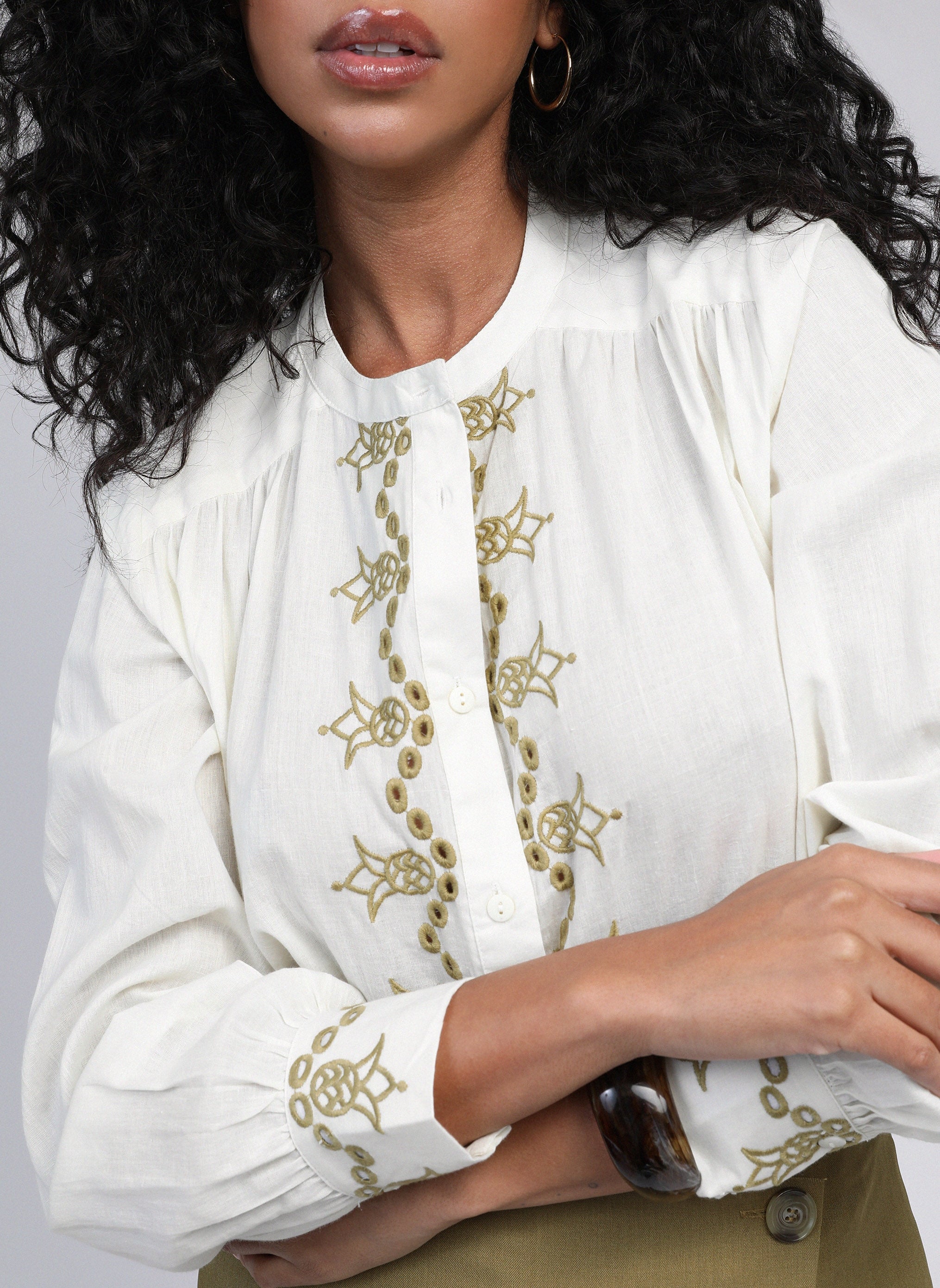 STEVANIA SHIRT white
