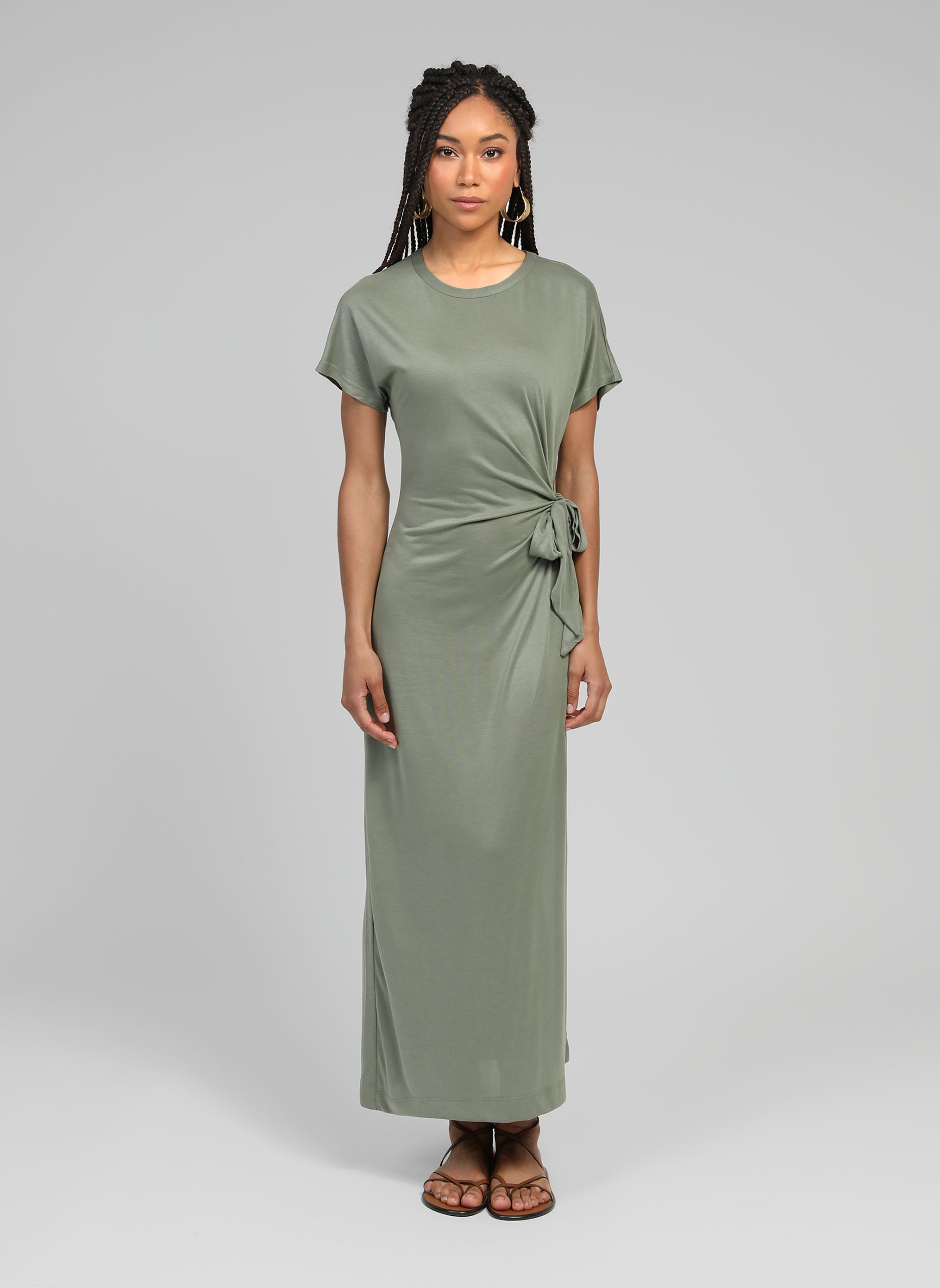 ROBE LONGUE TAMISARA kaki